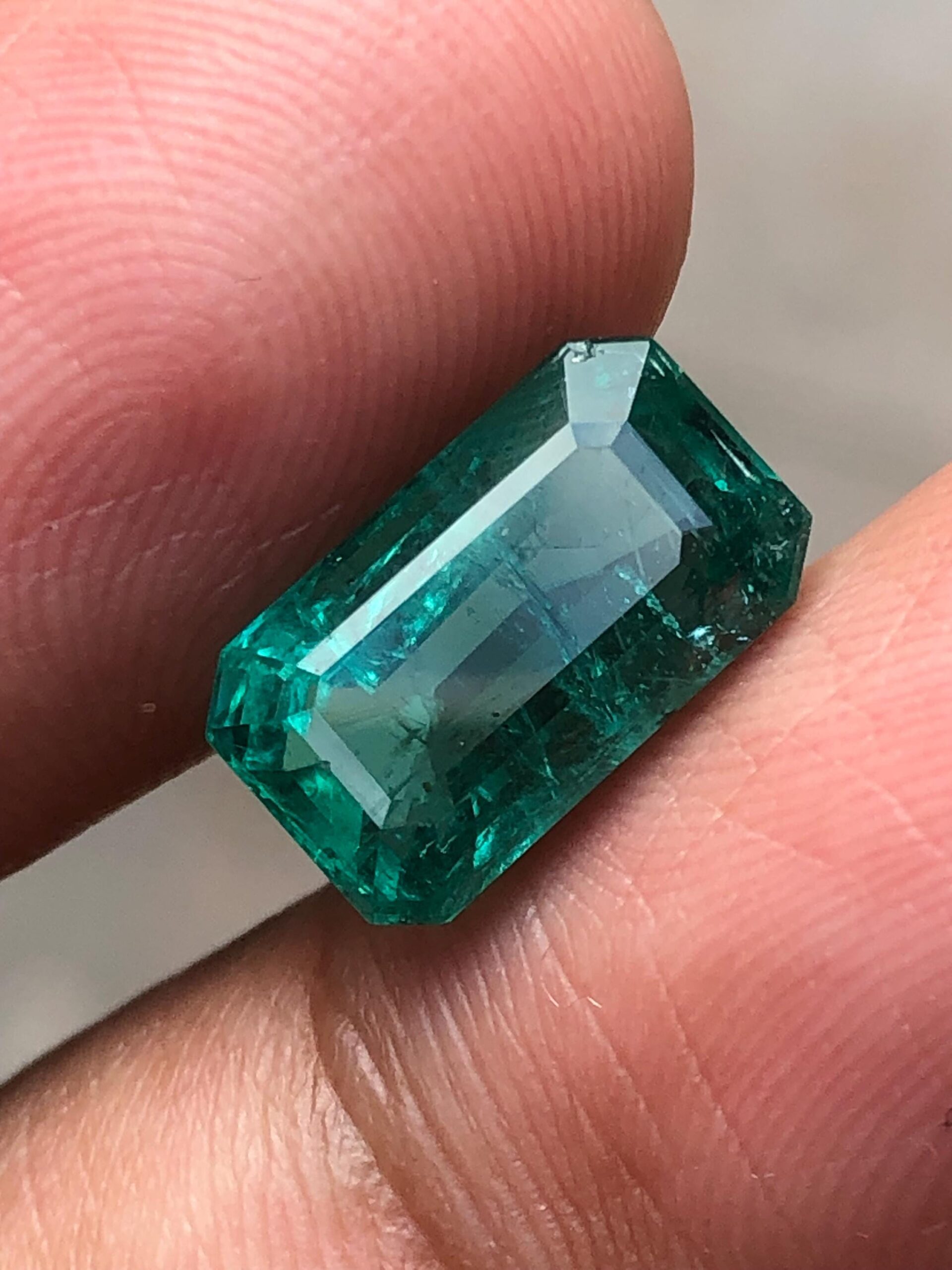 4.7 Carat Natural Emerald Cut Loose Gemstone | certified | mine zambia - Image 7