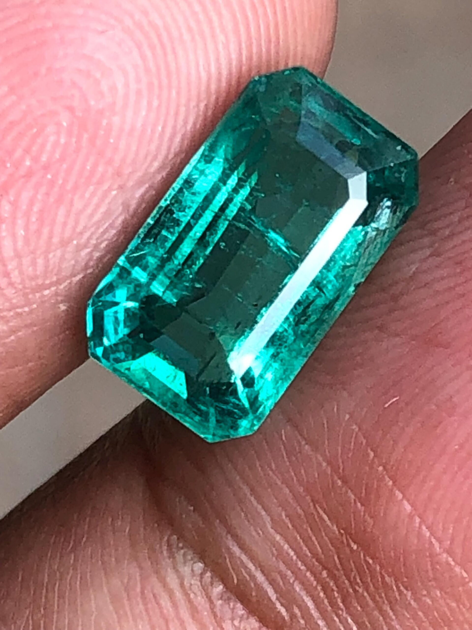 4.7 Carat Natural Emerald Cut Loose Gemstone | certified | mine zambia - Image 6