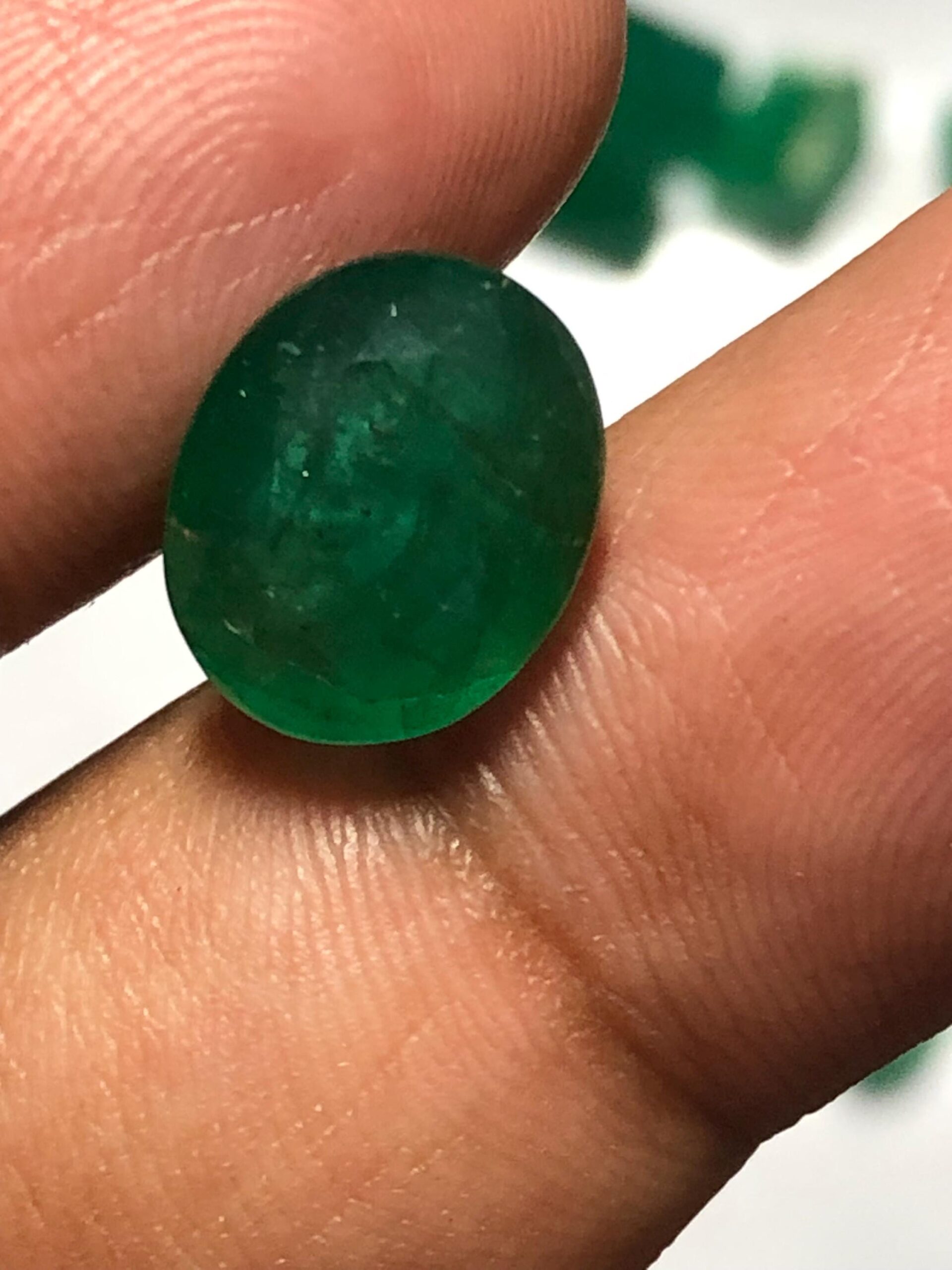 5.365 Ct Natural Zambian Emerald Oval Cut | Genuine Green Emerald Gemstone | Loose Emerald for Ring Pendant | May Birthstone - Image 4