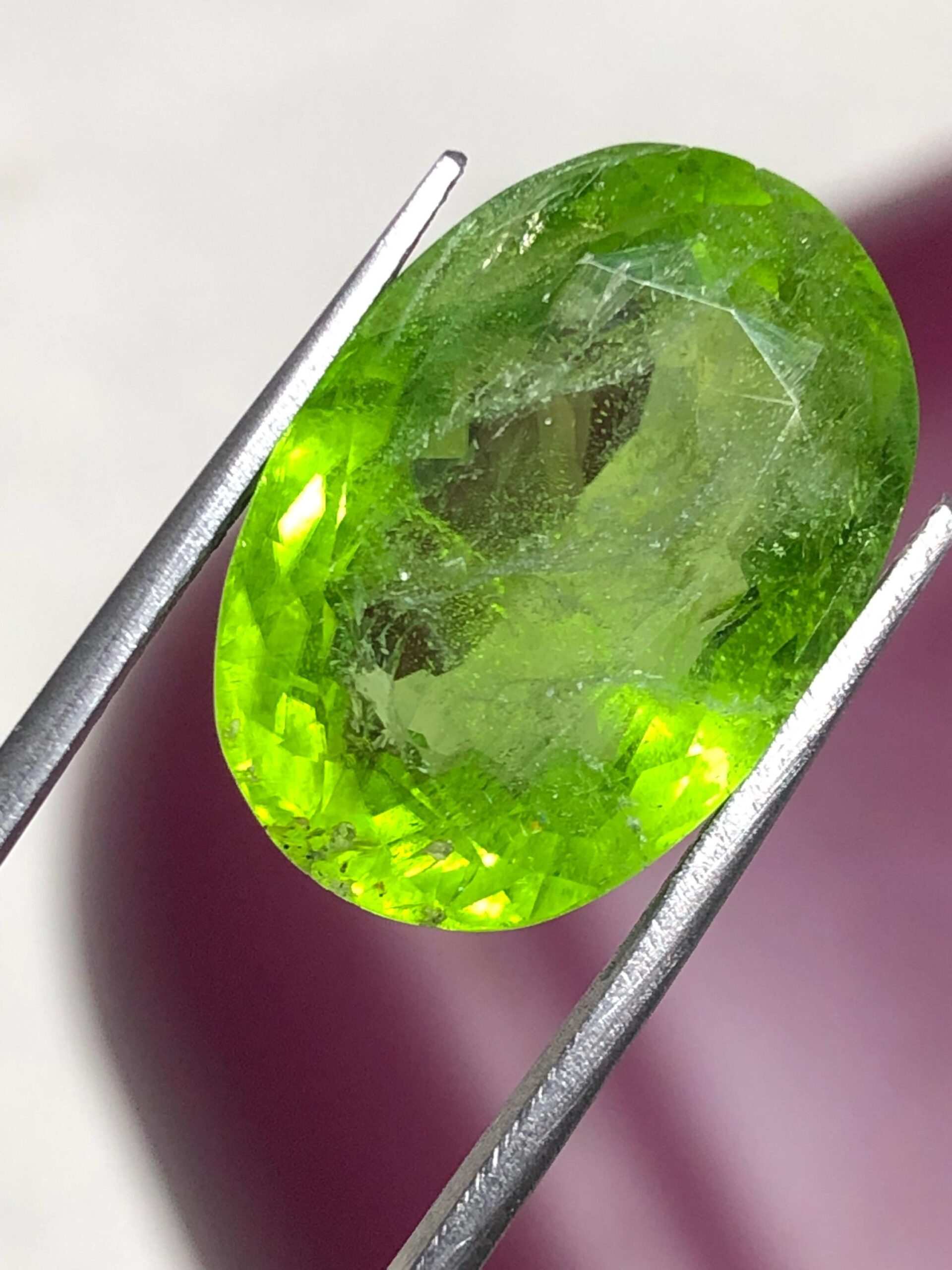 20.55 Carat Natural Peridot Gemstone | Oval Cut Loose Peridot | High-Quality Green Gem | Jewelry Making | August Birthstone - Image 5