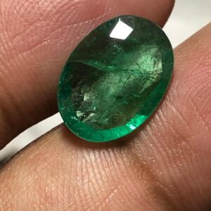 Natural Zambian Emerald | 3.635 Carat Oval Loose Gemstone