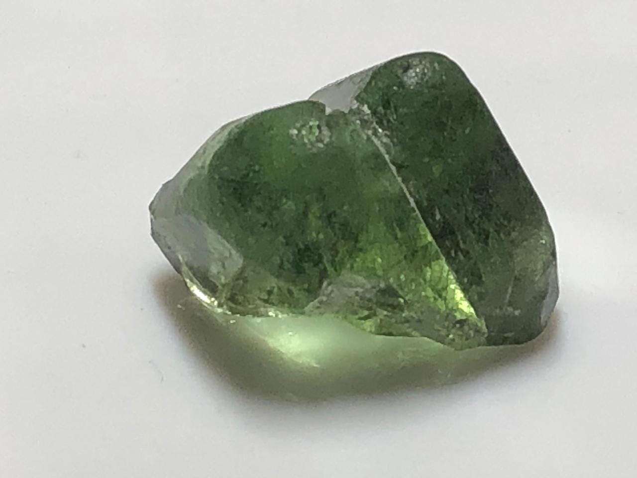 Natural Peridot Rough Crystal 15.22 Ct | Suppat Valley Pakistan | Green Olivine Gemstone | Untreated Mineral - Image 3