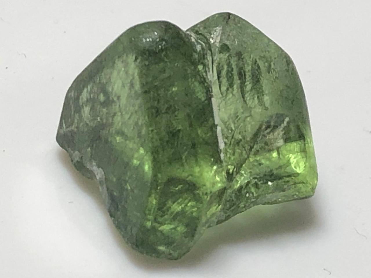 Natural Peridot Rough Crystal 15.22 Ct | Suppat Valley Pakistan | Green Olivine Gemstone | Untreated Mineral - Image 10