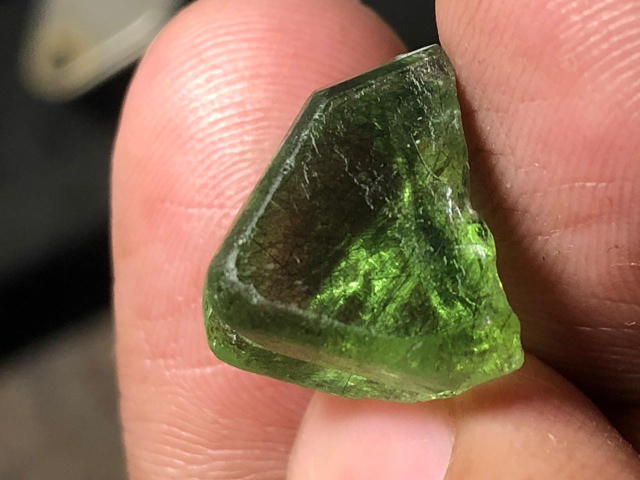 Natural Peridot Rough Crystal 15.22 Ct | Suppat Valley Pakistan | Green Olivine Gemstone | Untreated Mineral - Image 8