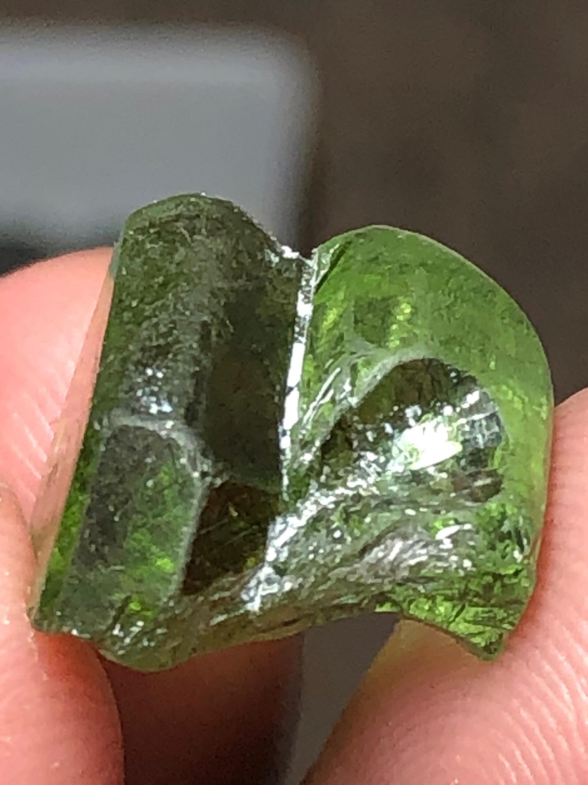 Natural Peridot Rough Crystal 15.22 Ct | Suppat Valley Pakistan | Green Olivine Gemstone | Untreated Mineral - Image 4