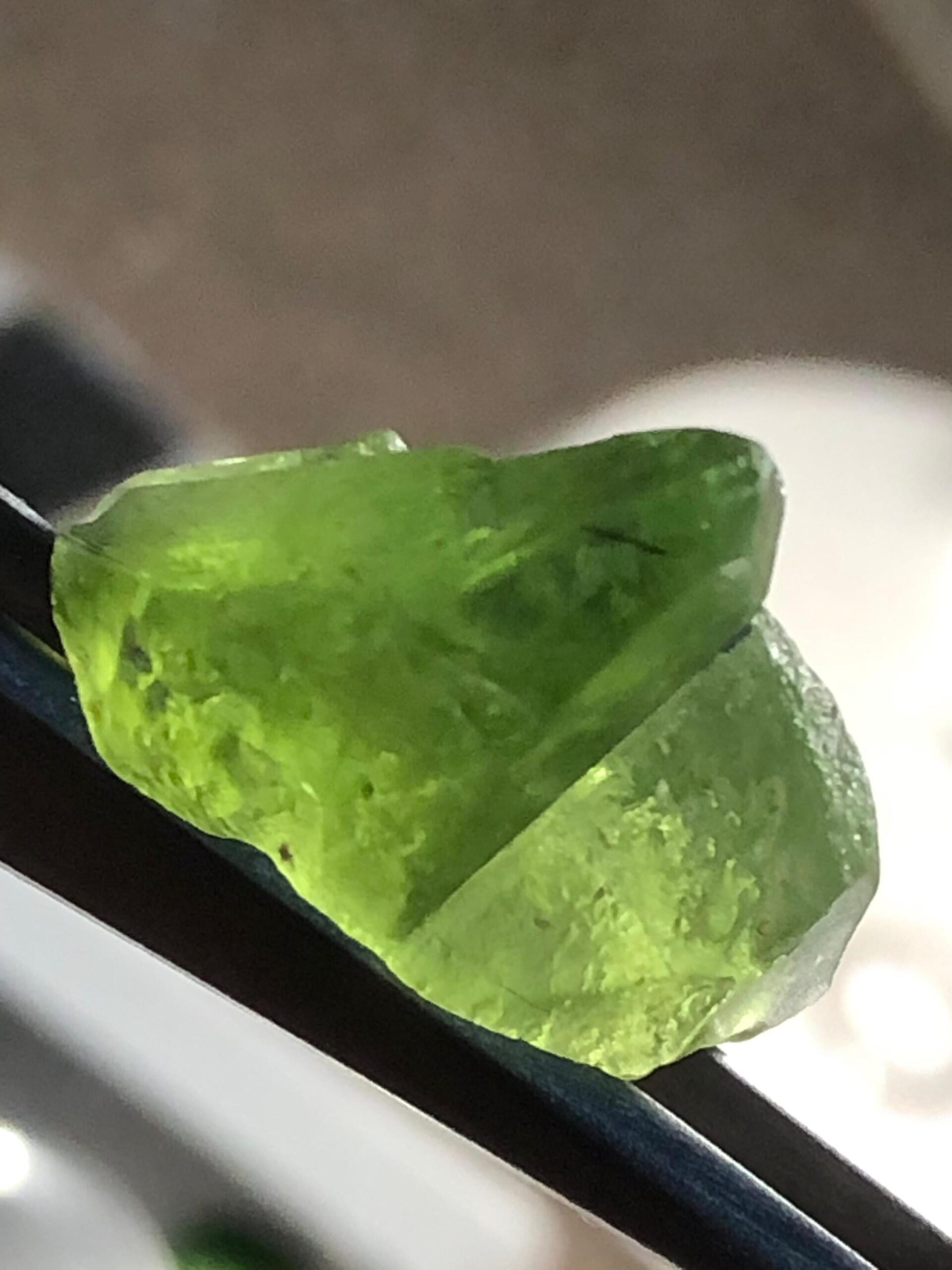 Natural Peridot Rough Crystal 31.55 Ct | Suppat Valley Pakistan | Green Olivine Gemstone | Faceting Rough - Image 7