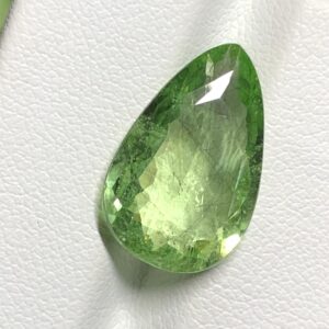 Natural Rutile Peridot 6.40 Ct | Pear Shape | Pakistan Mine | Loose Green Gemstone for Jewelry