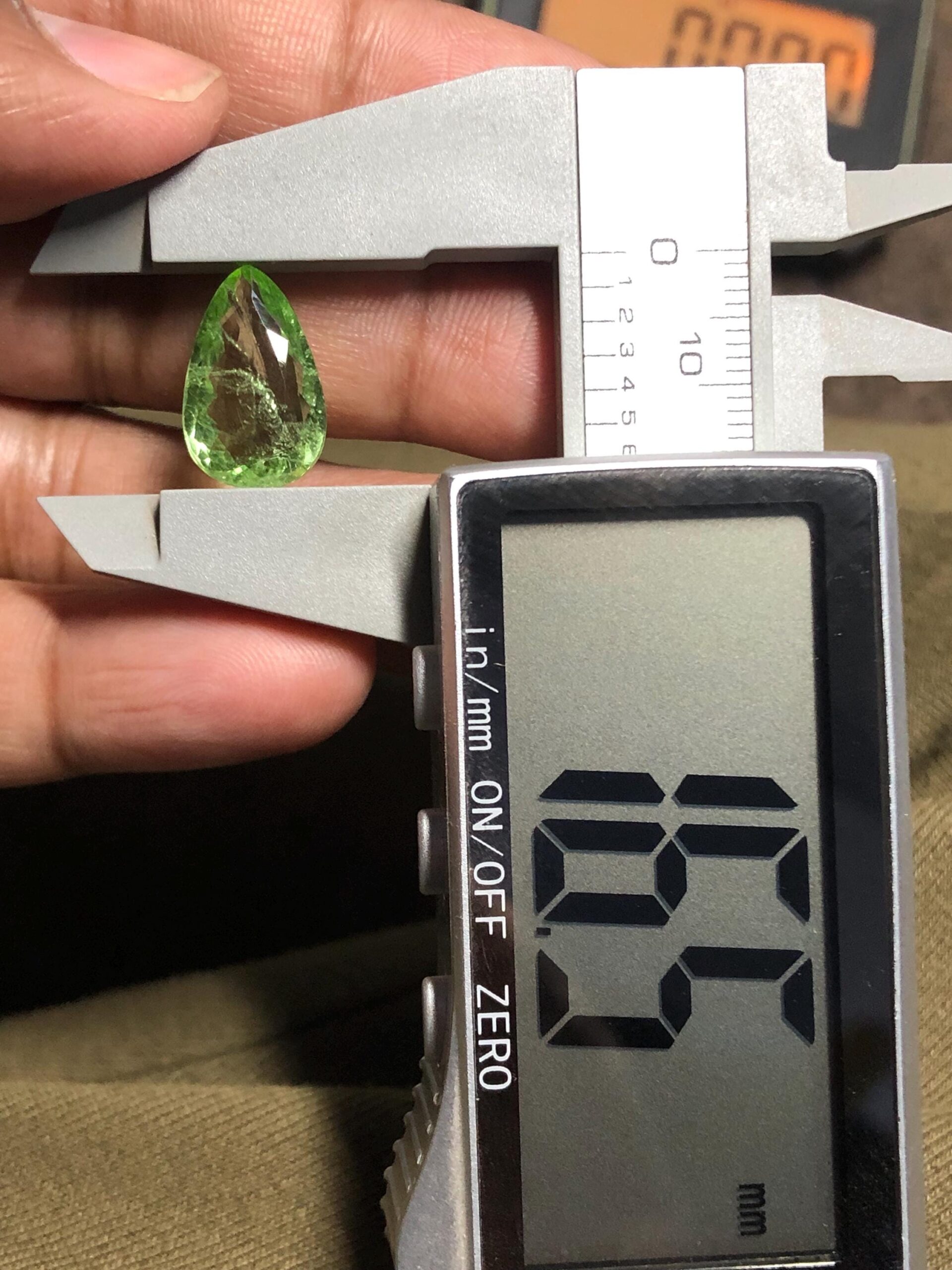 Natural Rutile Peridot 6.40 Ct | Pear Shape | Pakistan Mine | Loose Green Gemstone for Jewelry - Image 9
