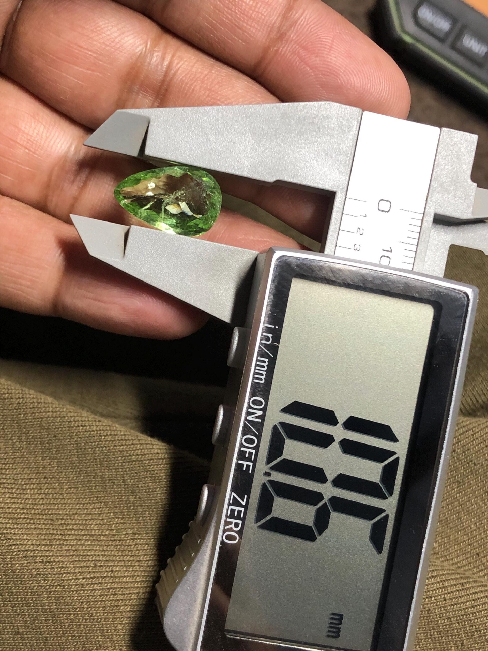 Natural Rutile Peridot 6.40 Ct | Pear Shape | Pakistan Mine | Loose Green Gemstone for Jewelry - Image 10