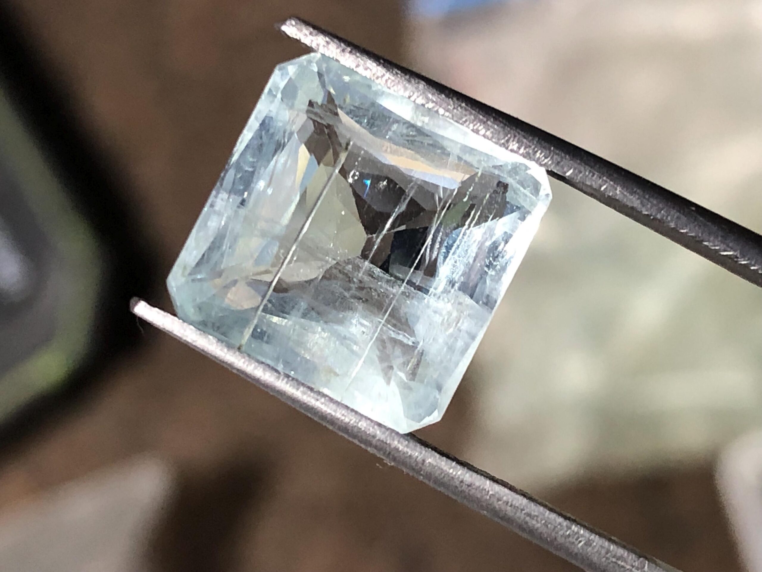 Natural Aquamarine 6.44 Ct | Square Cut | Pakistan Mine | Light Blue Loose Gemstone for Jewelry - Image 6