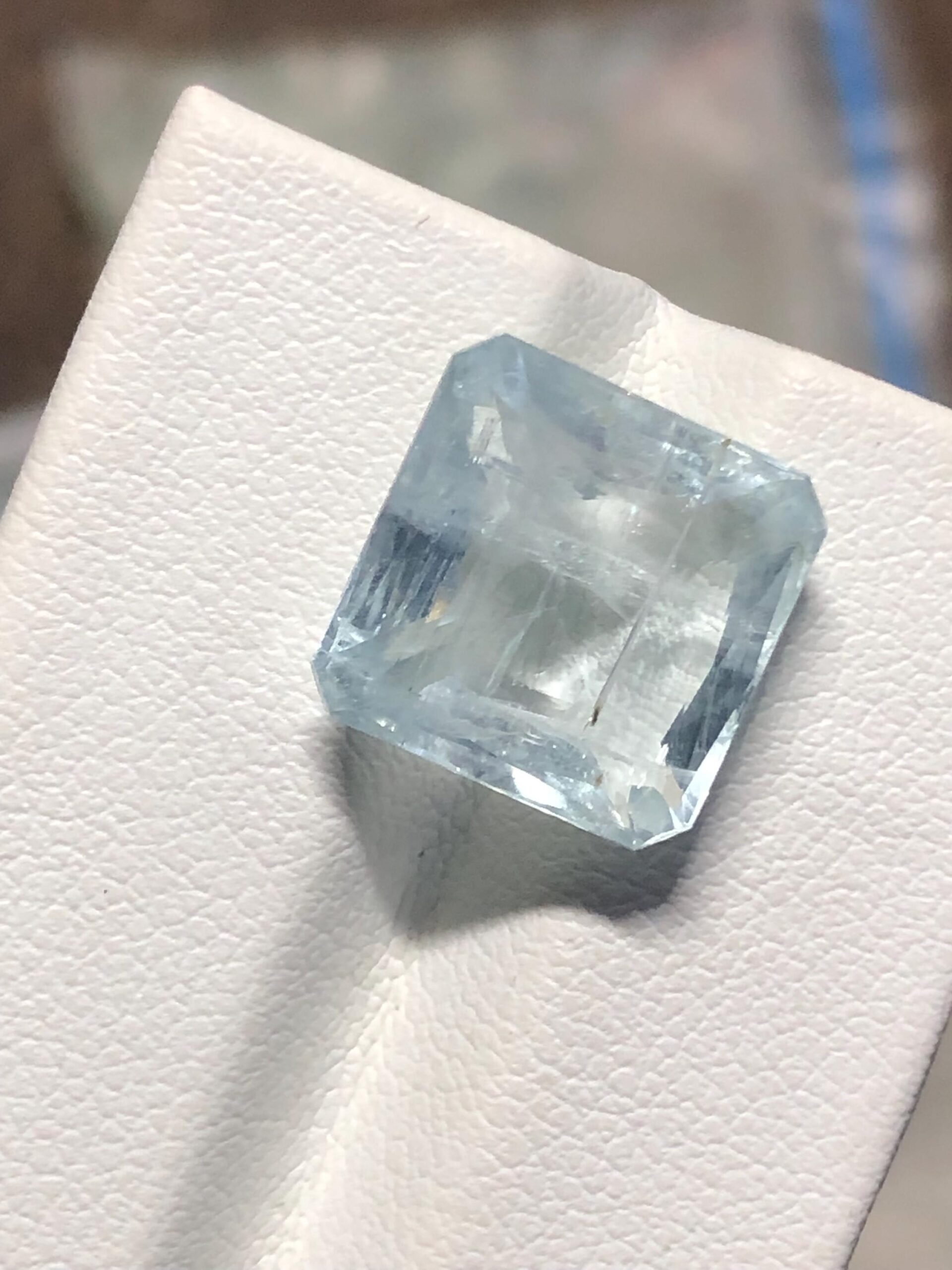 Natural Aquamarine 6.44 Ct | Square Cut | Pakistan Mine | Light Blue Loose Gemstone for Jewelry - Image 2