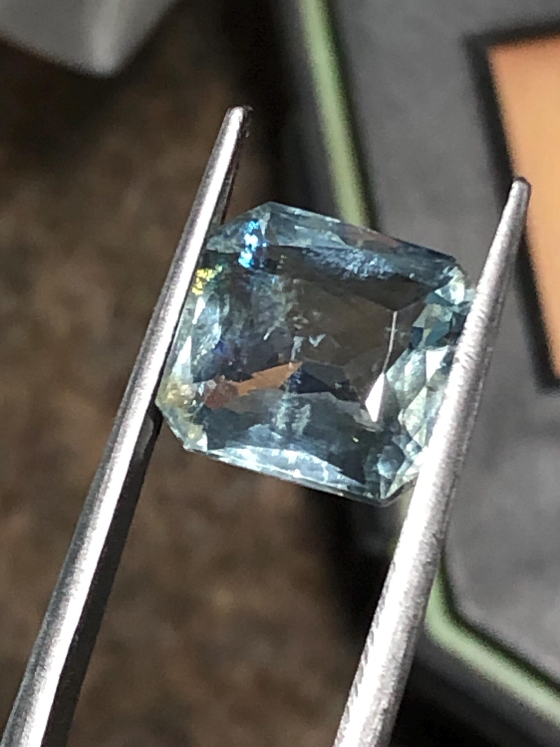 Natural Aquamarine 5.22 Ct | Square Emerald Cut | Light Blue Loose Gemstone for Fine Jewelry - Image 2