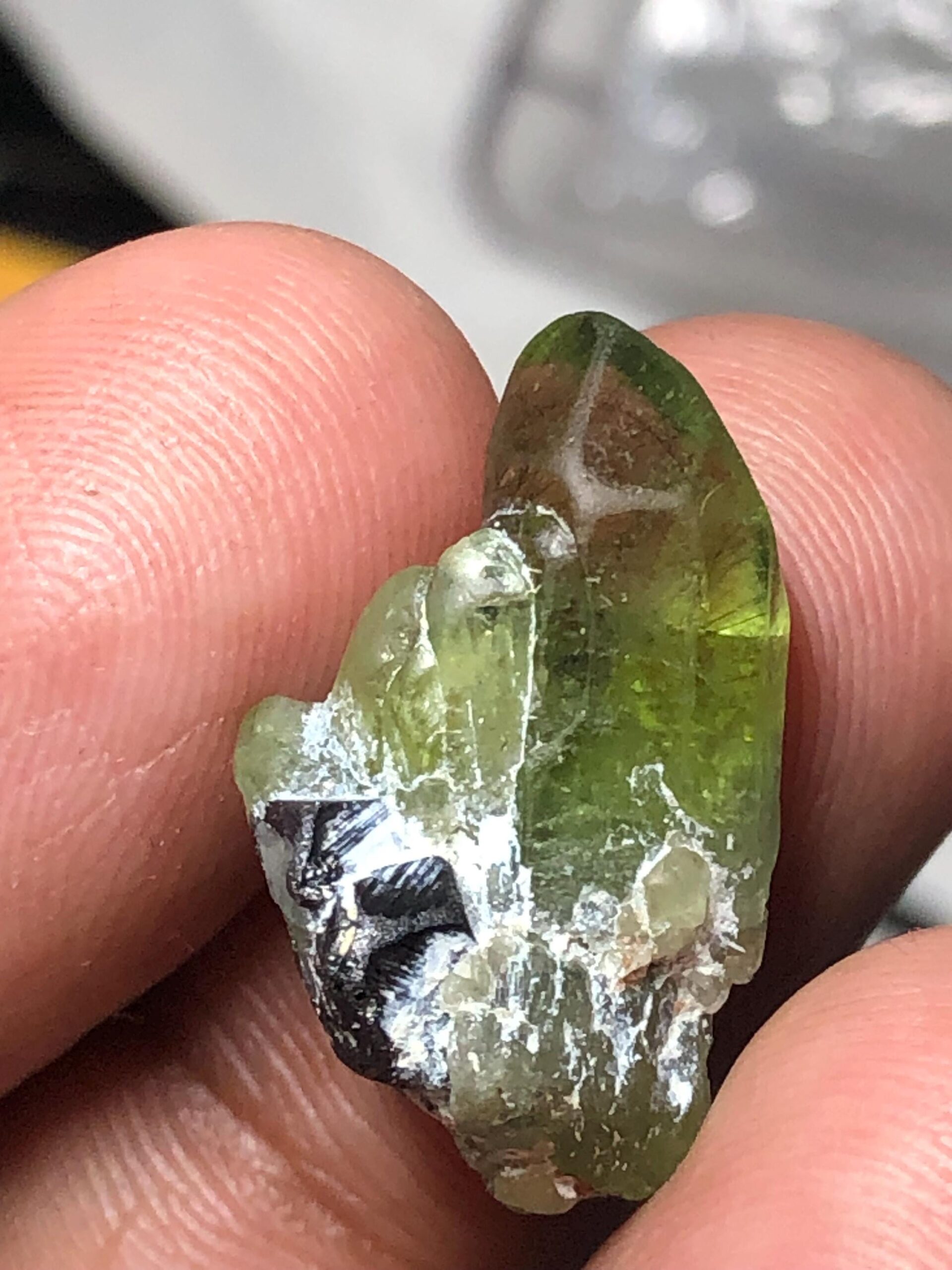 Natural Peridot Crystal Rough 15.15 Carat | Supat Valley Pakistan | Green Olivine Gemstone Specimen - Image 3