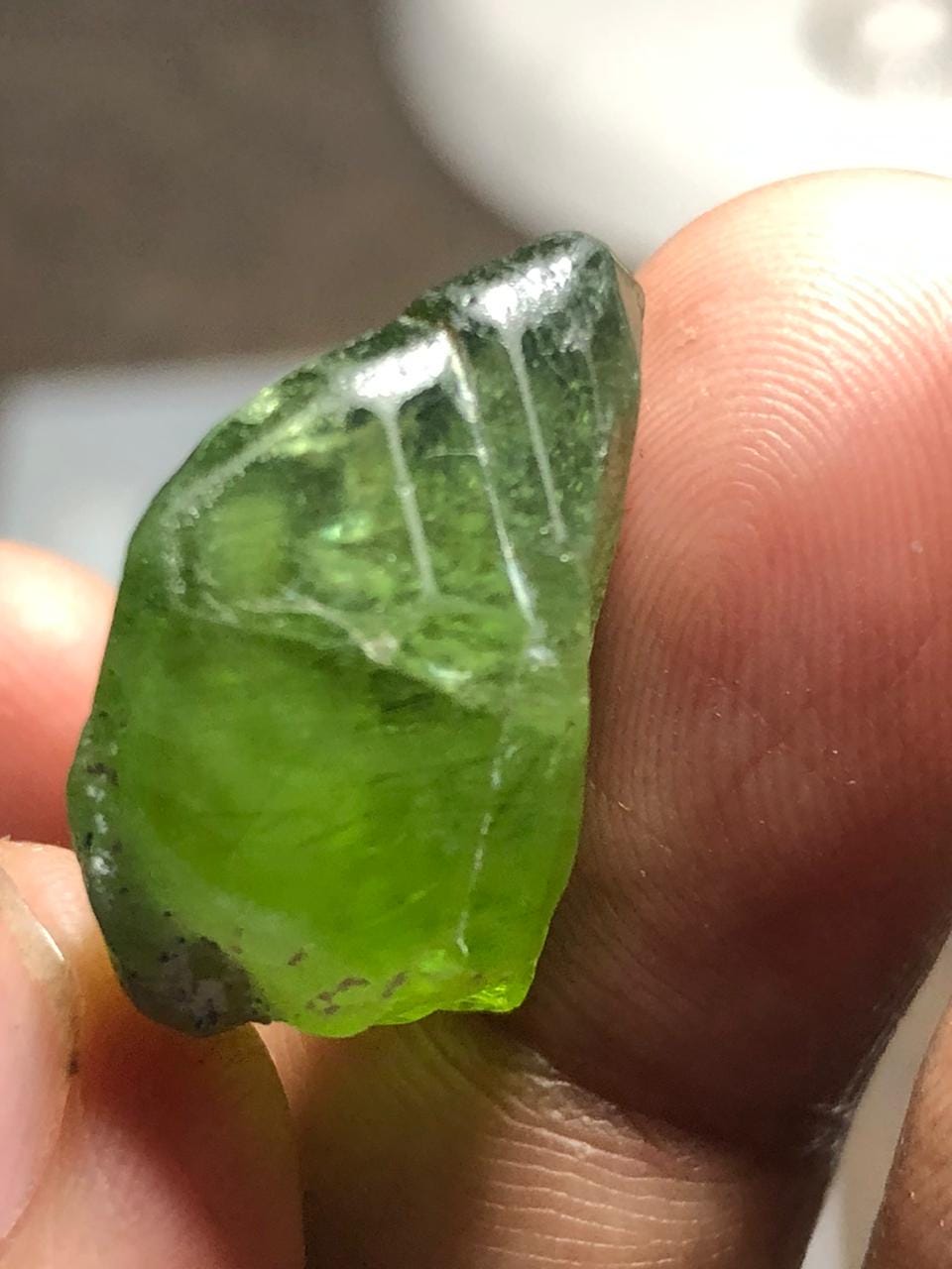 Natural Peridot Crystal 37.11Ct | Supat Valley Pakistan | Raw Green Peridot Gemstone | August Birthstone - Image 2