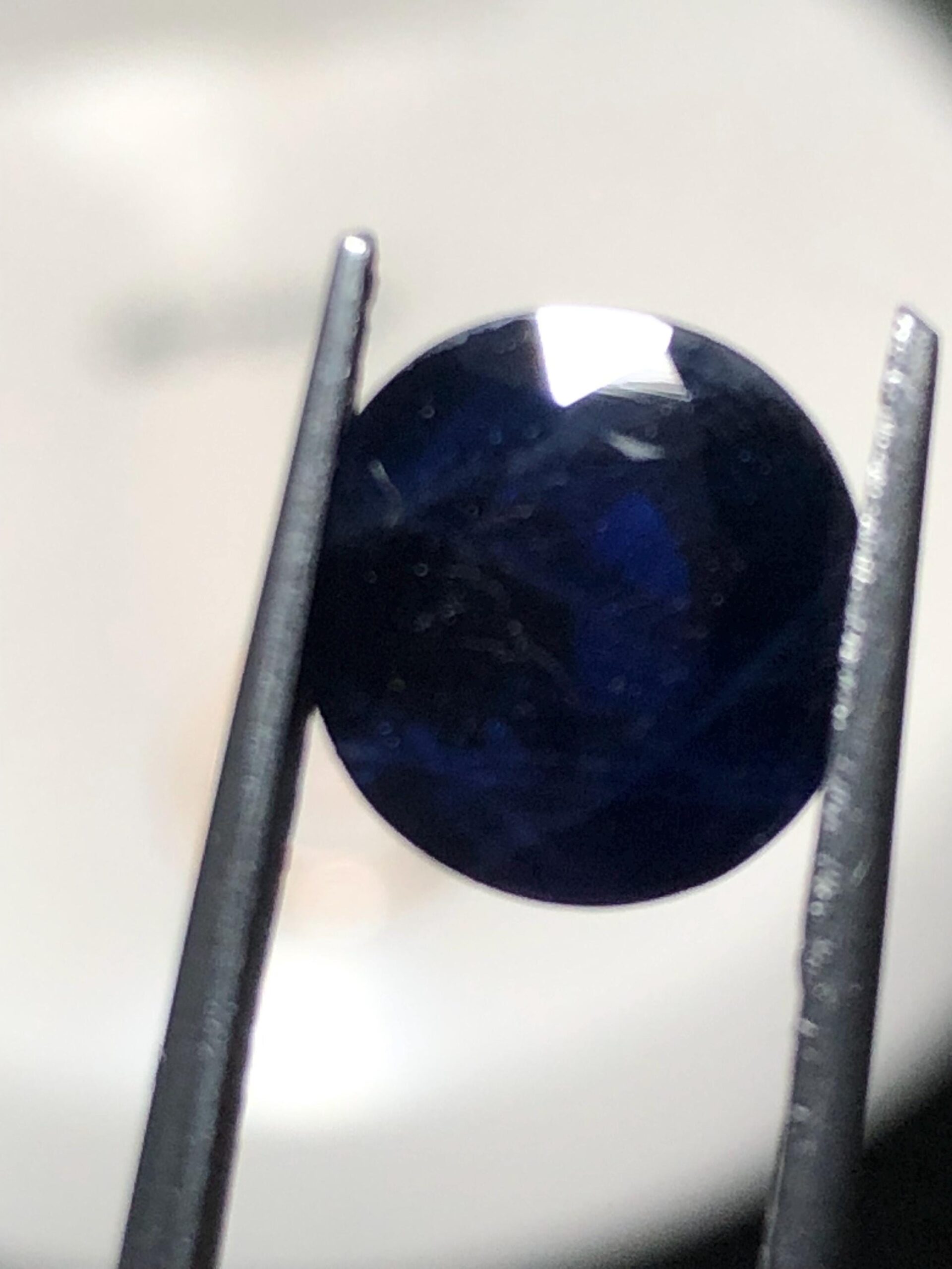 Untreated Afghanistan Blue Sapphire | 4.51 Carat Round Cut Gemstone - Image 4