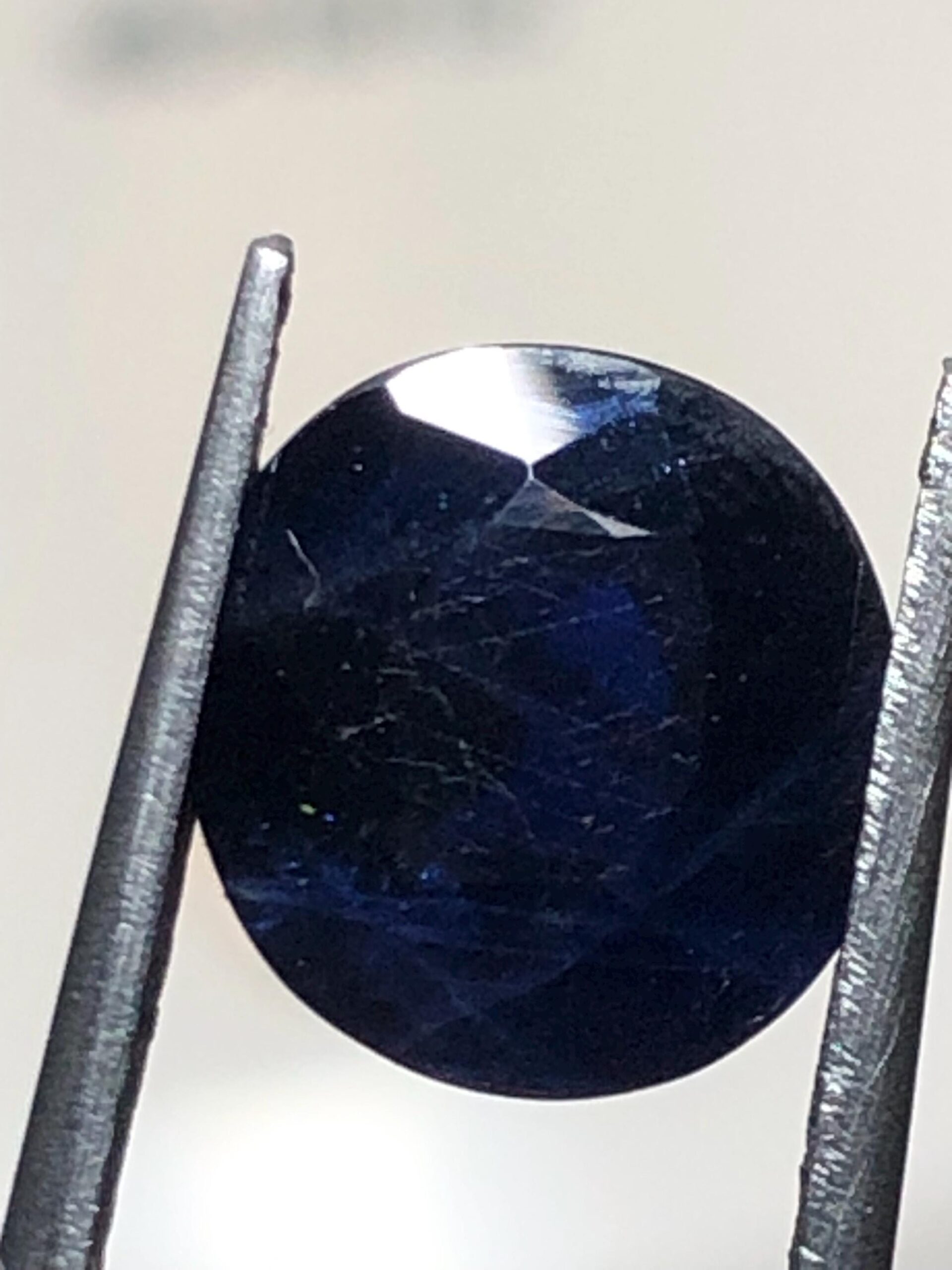 Untreated Afghanistan Blue Sapphire | 4.51 Carat Round Cut Gemstone - Image 3