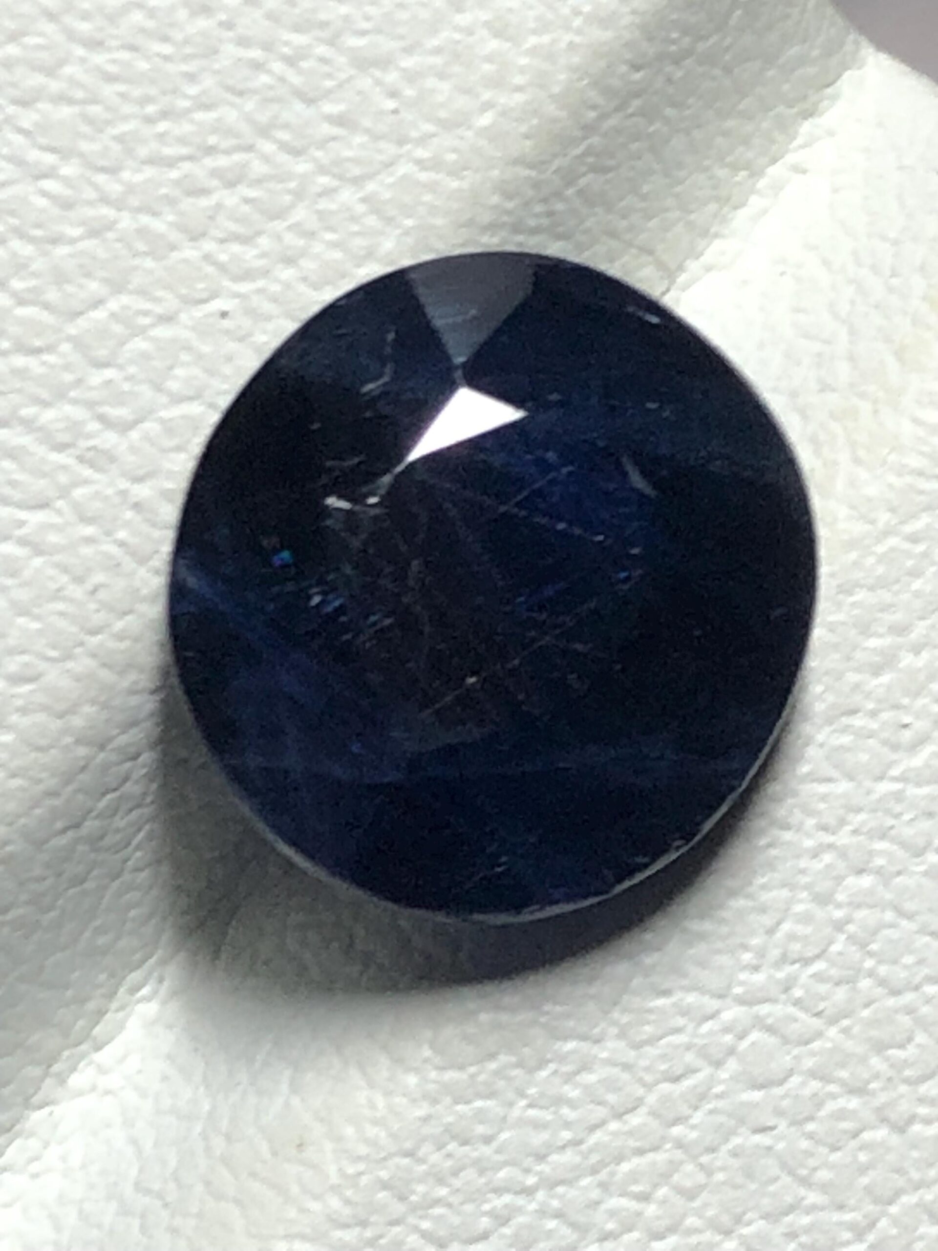 Untreated Afghanistan Blue Sapphire | 4.51 Carat Round Cut Gemstone - Image 10