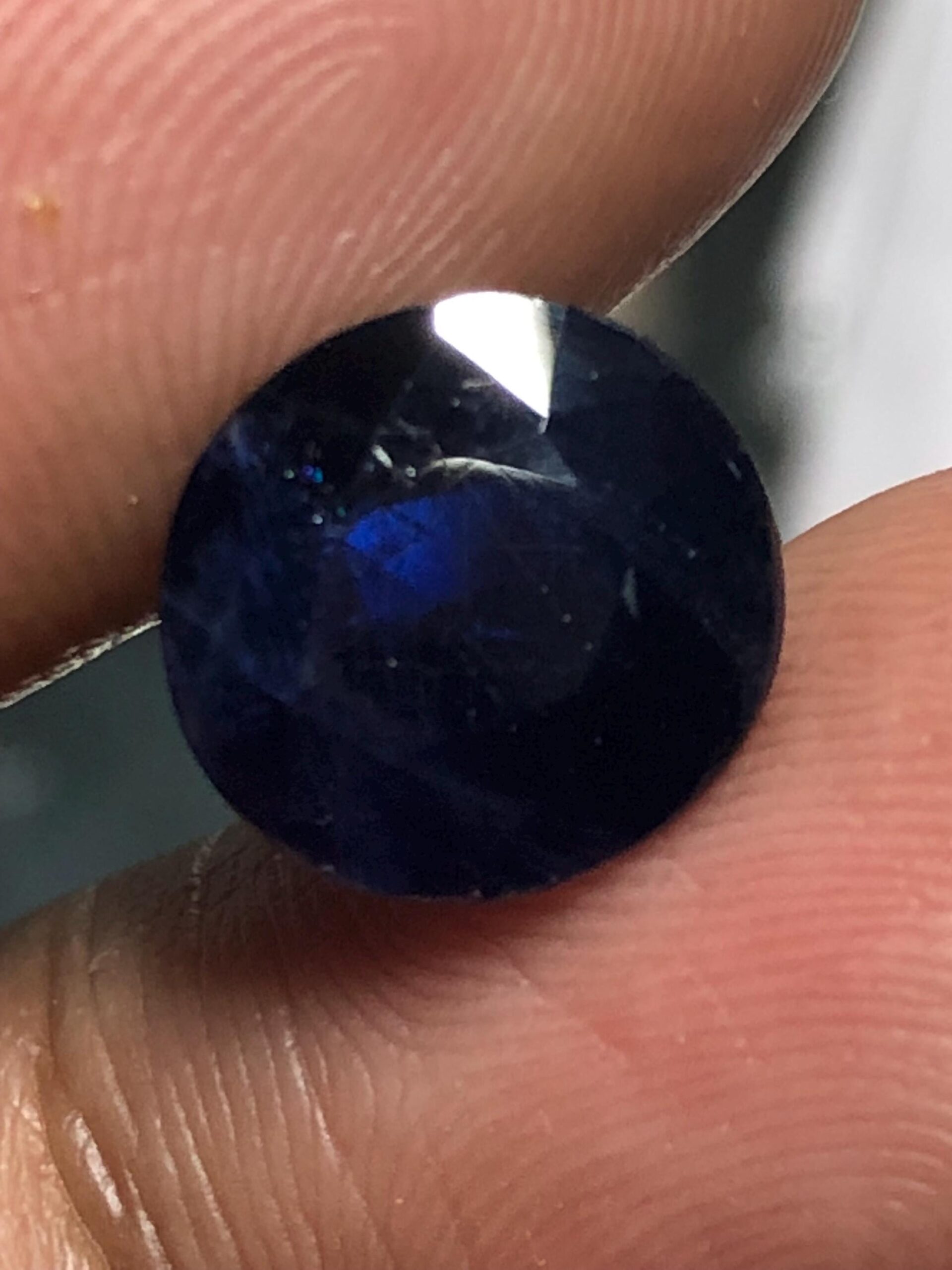 Untreated Afghanistan Blue Sapphire | 4.51 Carat Round Cut Gemstone - Image 6