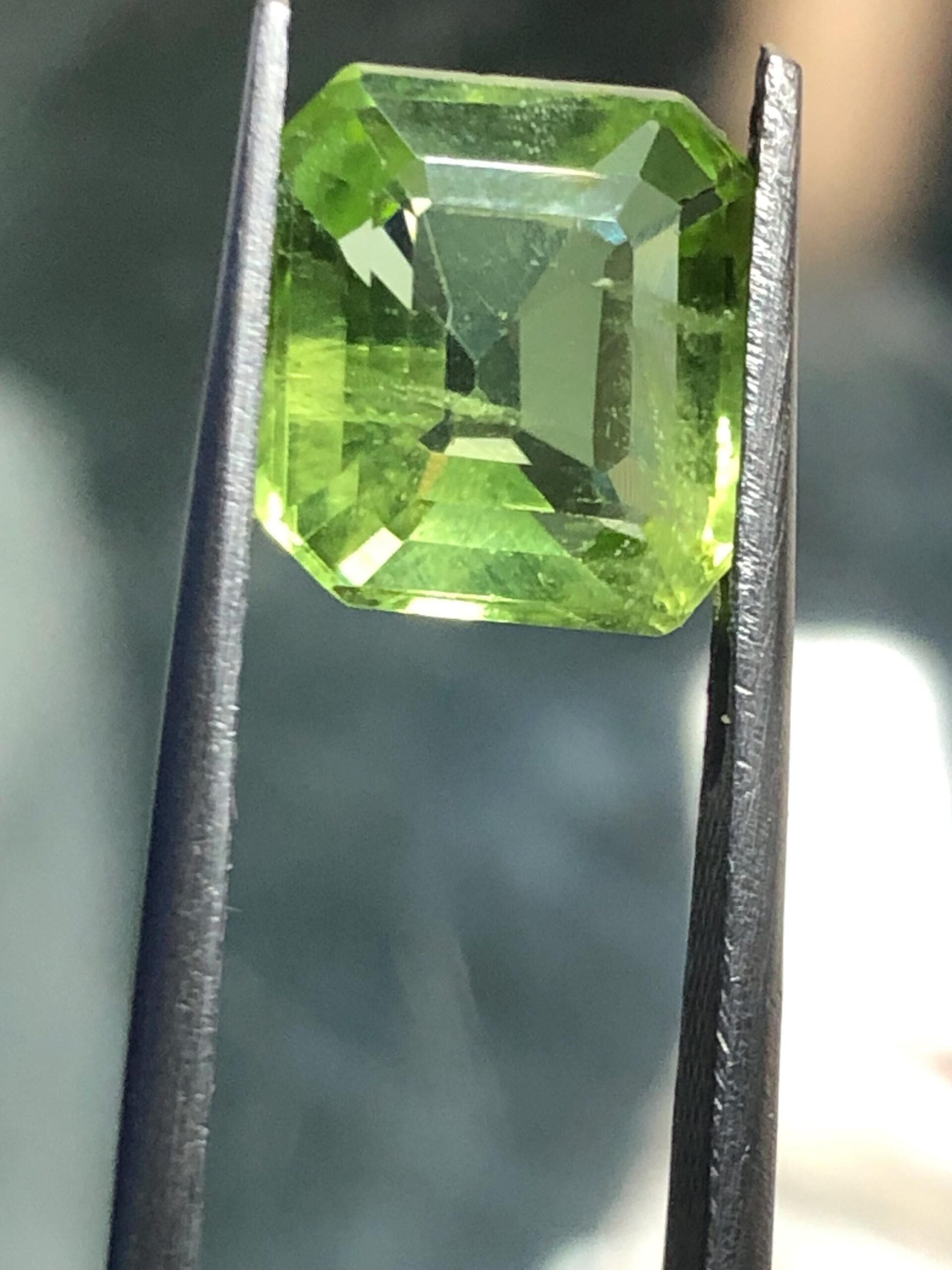 Natural Bright Green Peridot Gemstone | 4.825 Ct Square Cushion Cut, Pakistan - Image 6