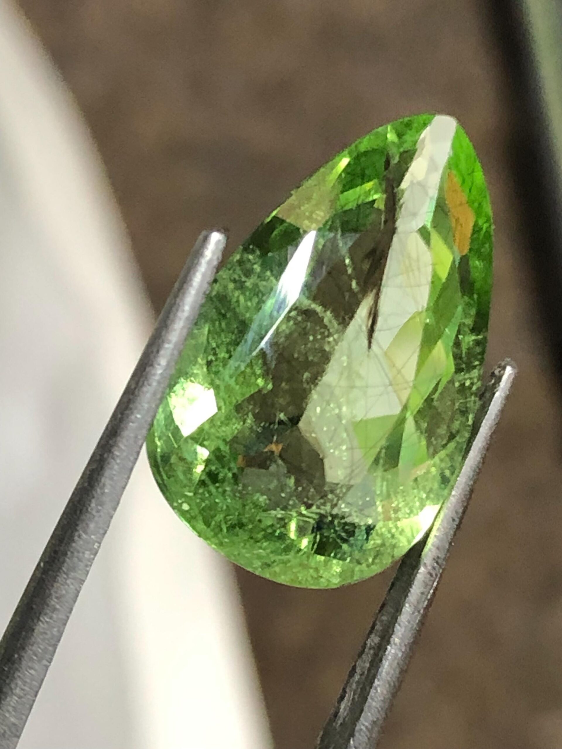 Natural Rutile Peridot 6.40 Ct | Pear Shape | Pakistan Mine | Loose Green Gemstone for Jewelry - Image 6