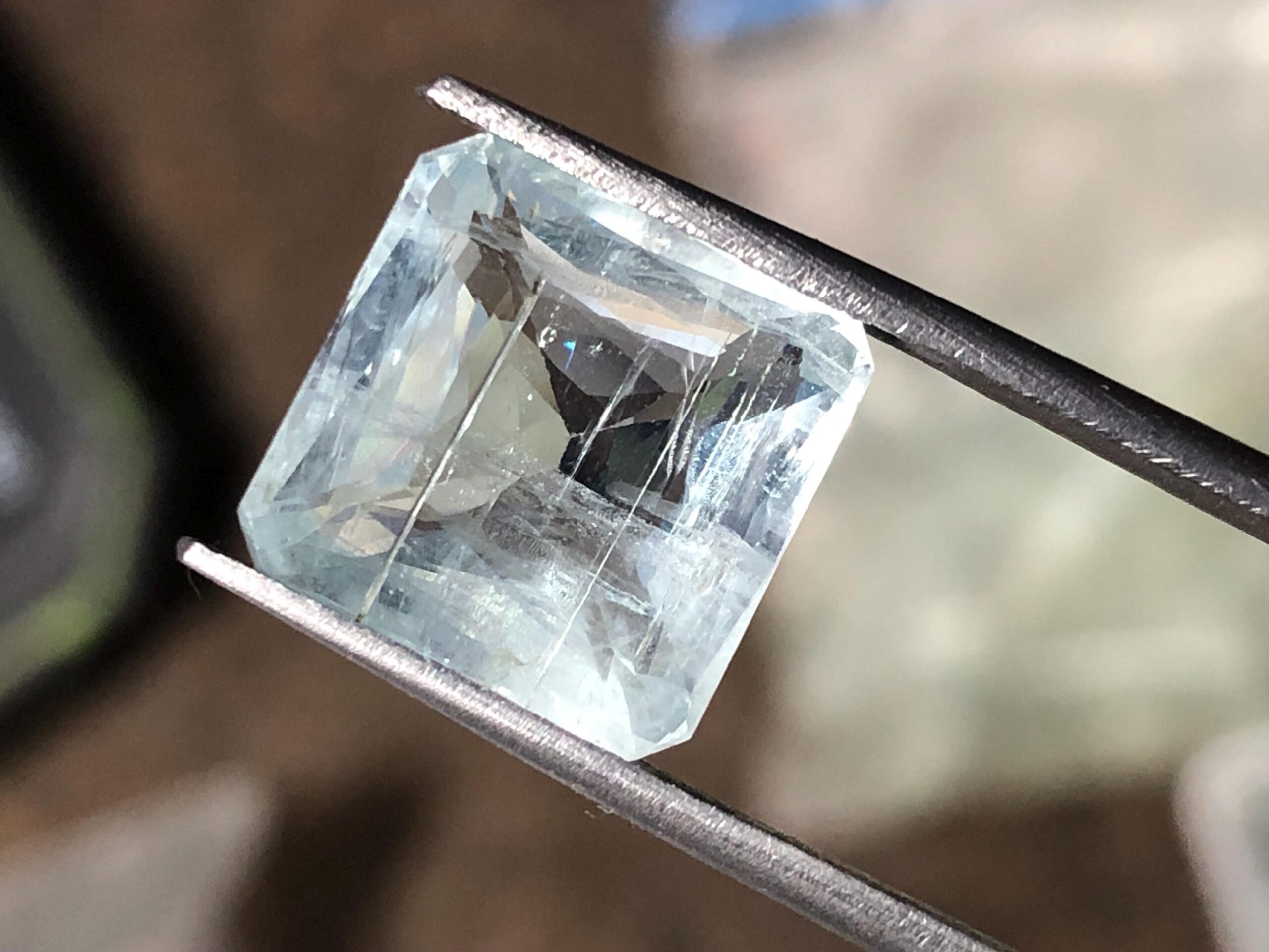 Natural Aquamarine 6.44 Ct | Square Cut | Pakistan Mine | Light Blue Loose Gemstone for Jewelry - Image 5