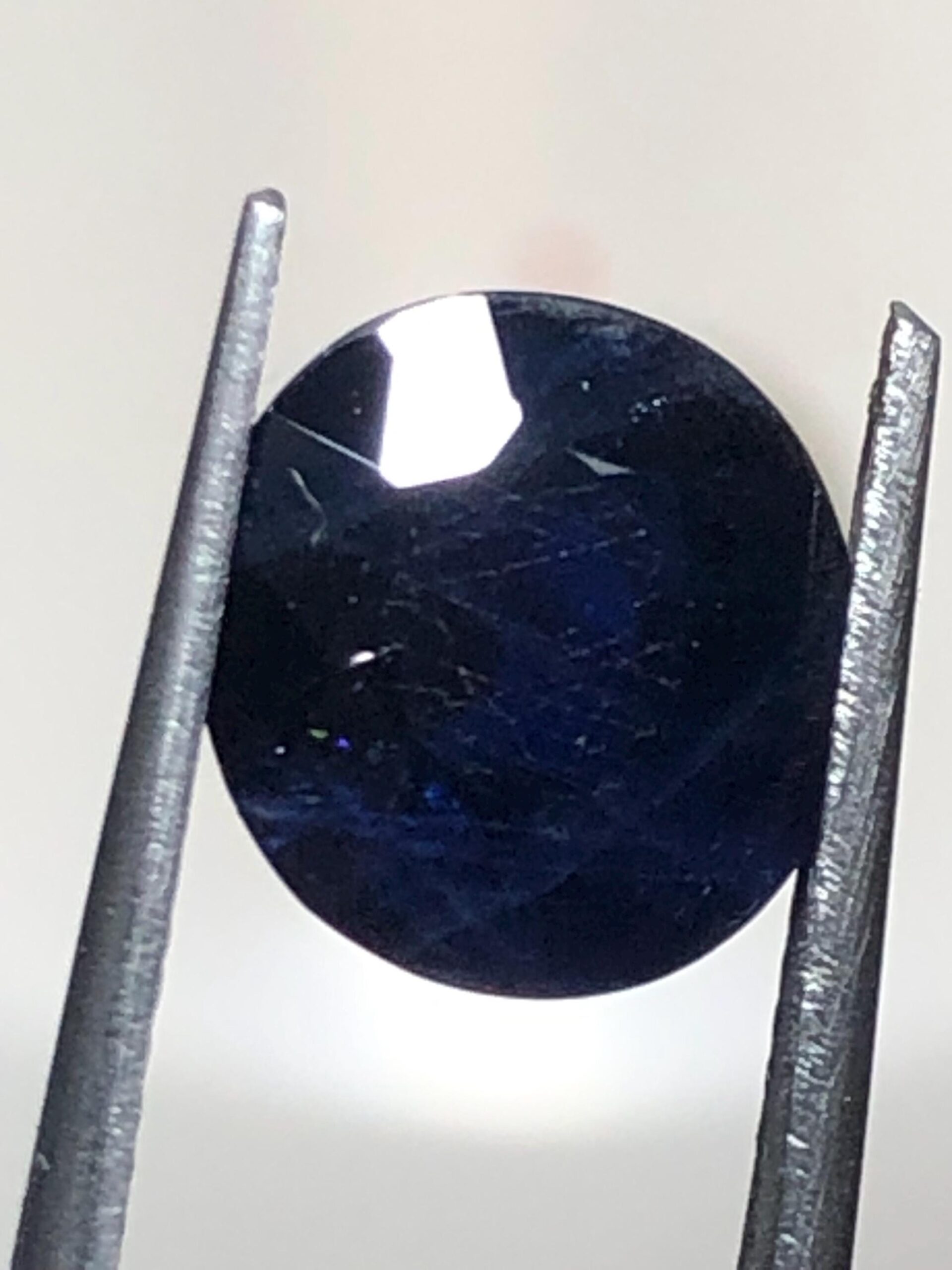 Untreated Afghanistan Blue Sapphire | 4.51 Carat Round Cut Gemstone - Image 2