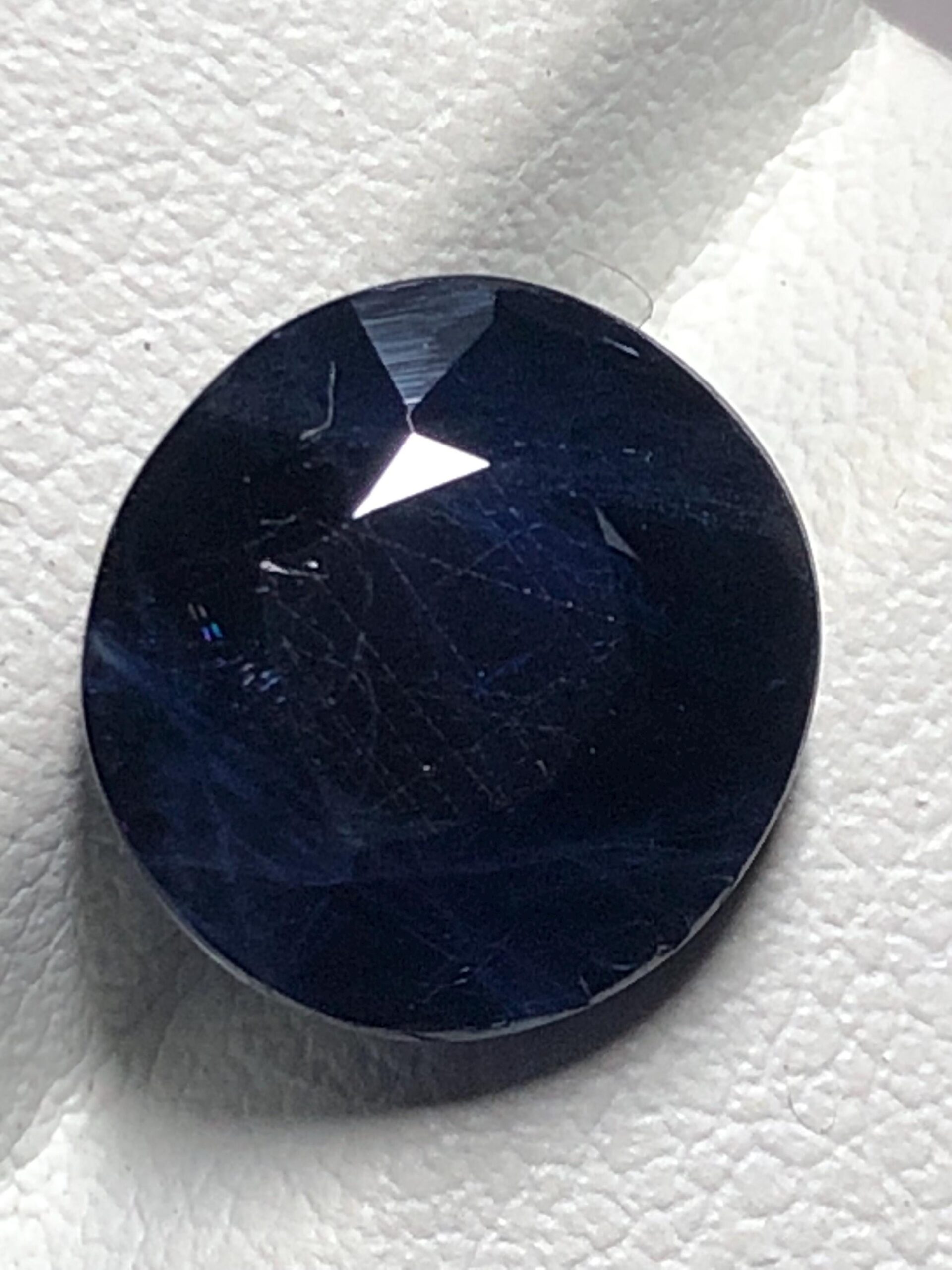 Untreated Afghanistan Blue Sapphire | 4.51 Carat Round Cut Gemstone - Image 9