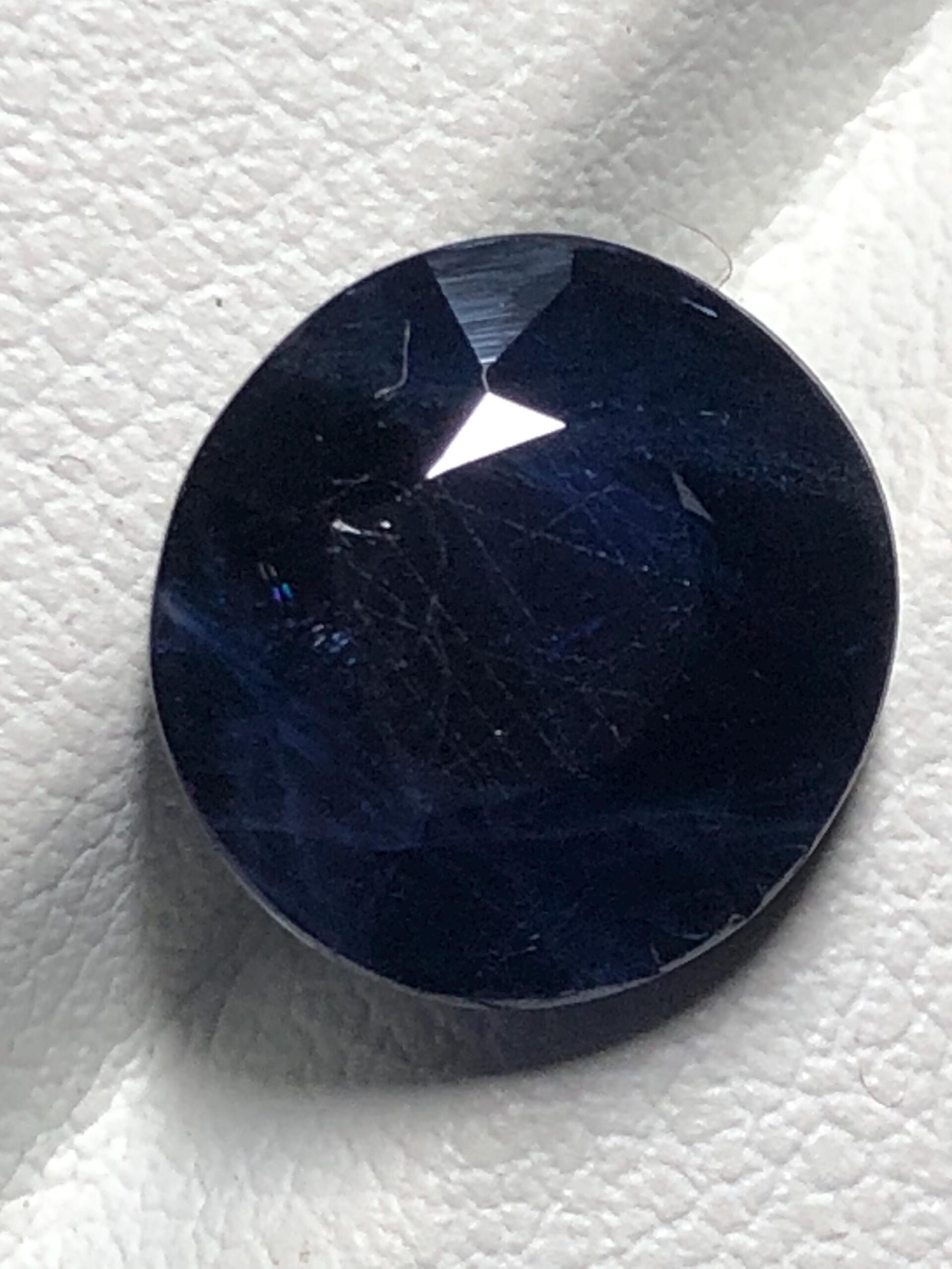 Untreated Afghanistan Blue Sapphire | 4.51 Carat Round Cut Gemstone - Image 8