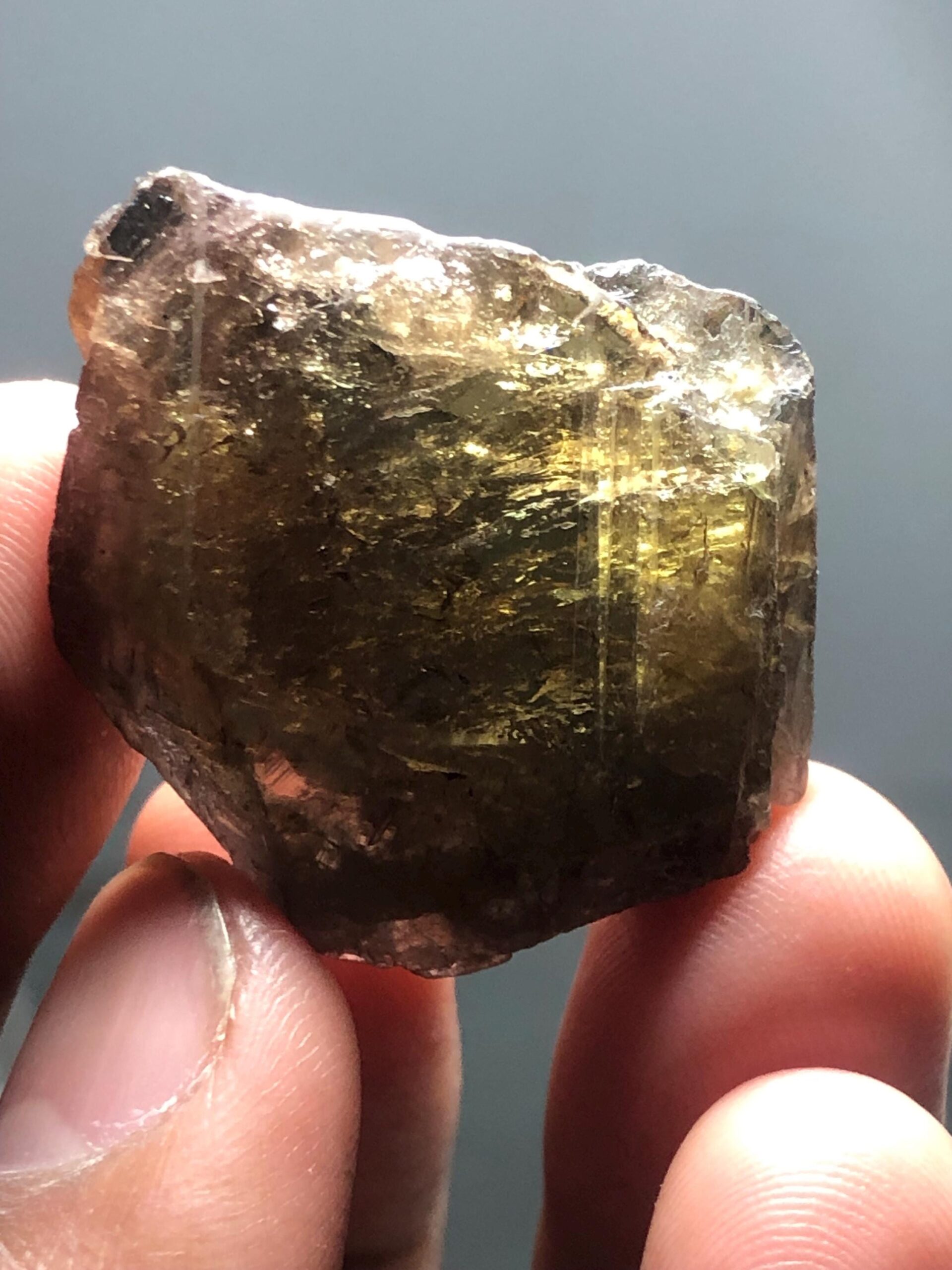 Natural kornerupine Rough Crystal | Large Brown Collector Specimen (79.485 Carats) - Image 7