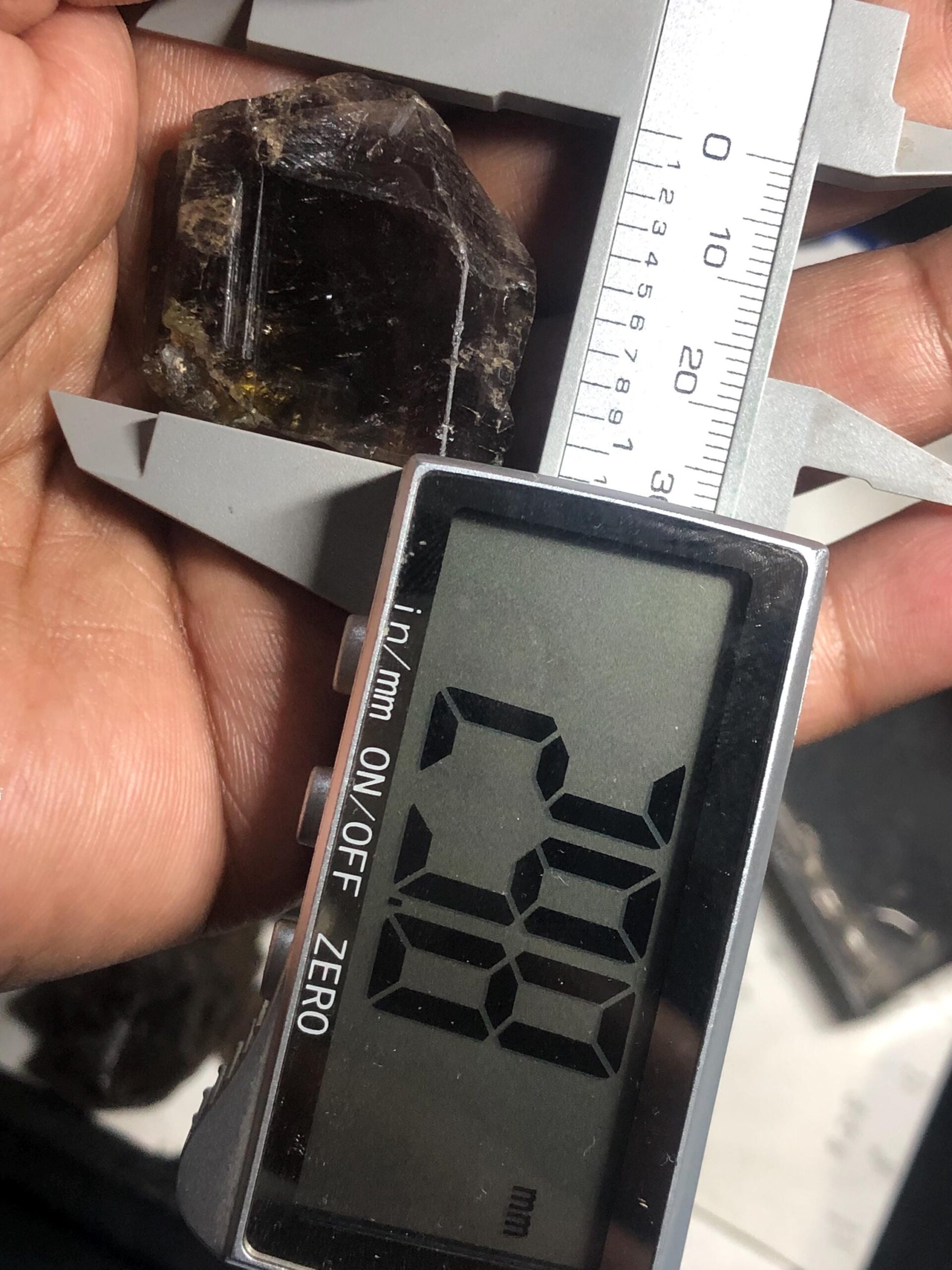 Natural kornerupine Rough Crystal | Large Brown Collector Specimen (79.485 Carats) - Image 9