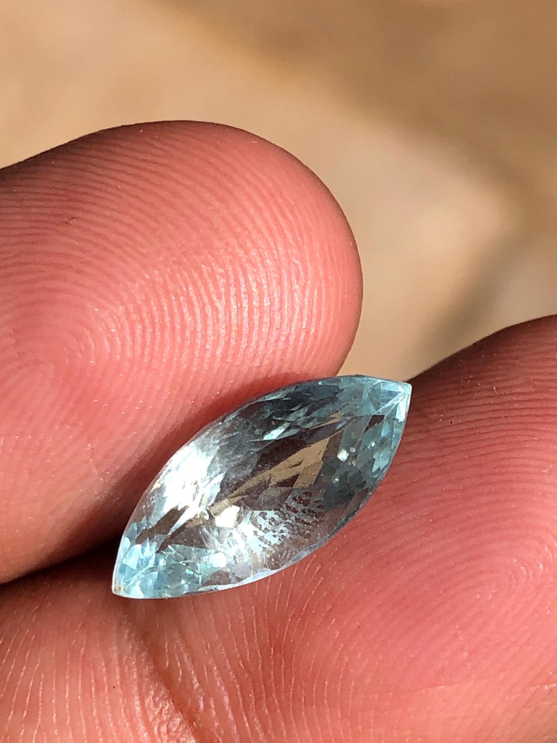 Natural Aquamarine 3.37 Ct | Marquise Cut Blue Aquamarine | Loose Gemstone | March Birthstone - Image 4