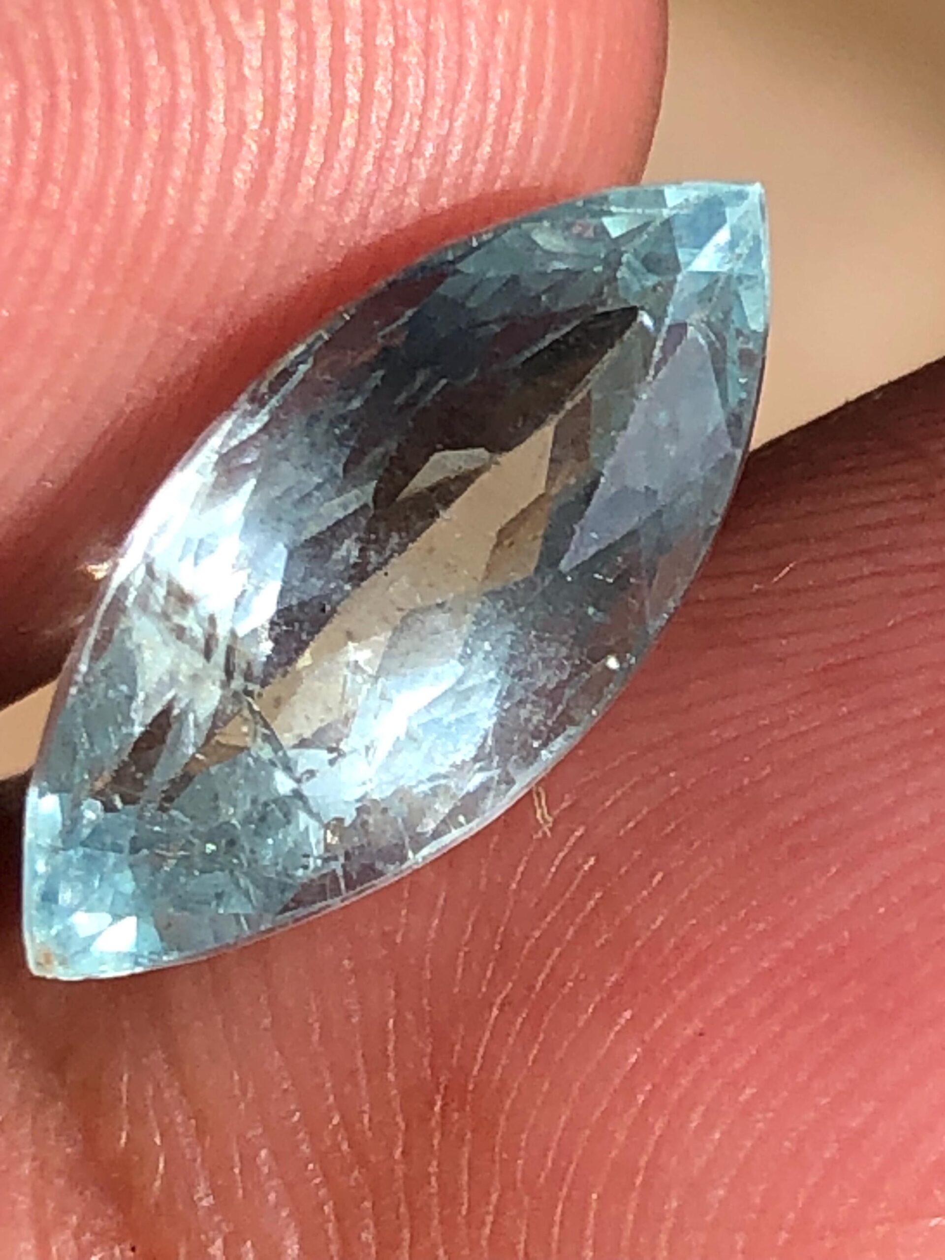 Natural Aquamarine 3.37 Ct | Marquise Cut Blue Aquamarine | Loose Gemstone | March Birthstone - Image 2