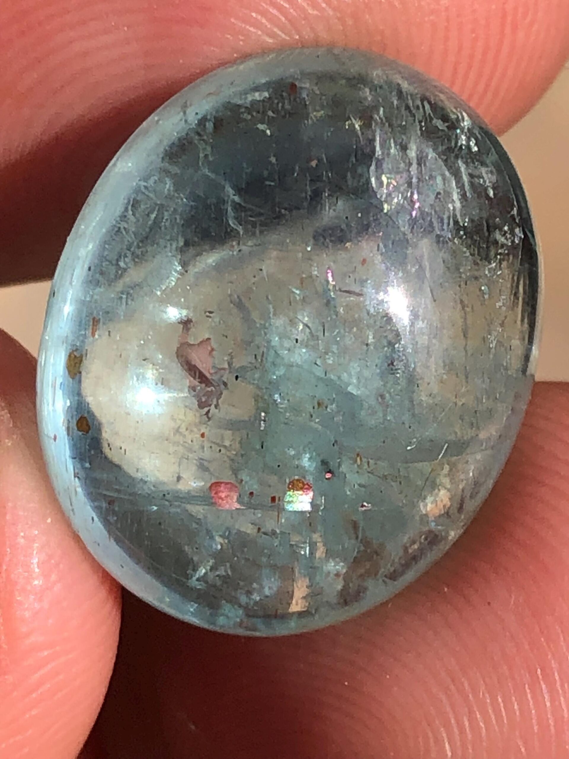 Oval Aquamarine Cabochon 19.70 Ct | Natural Blue Gemstone - Image 5