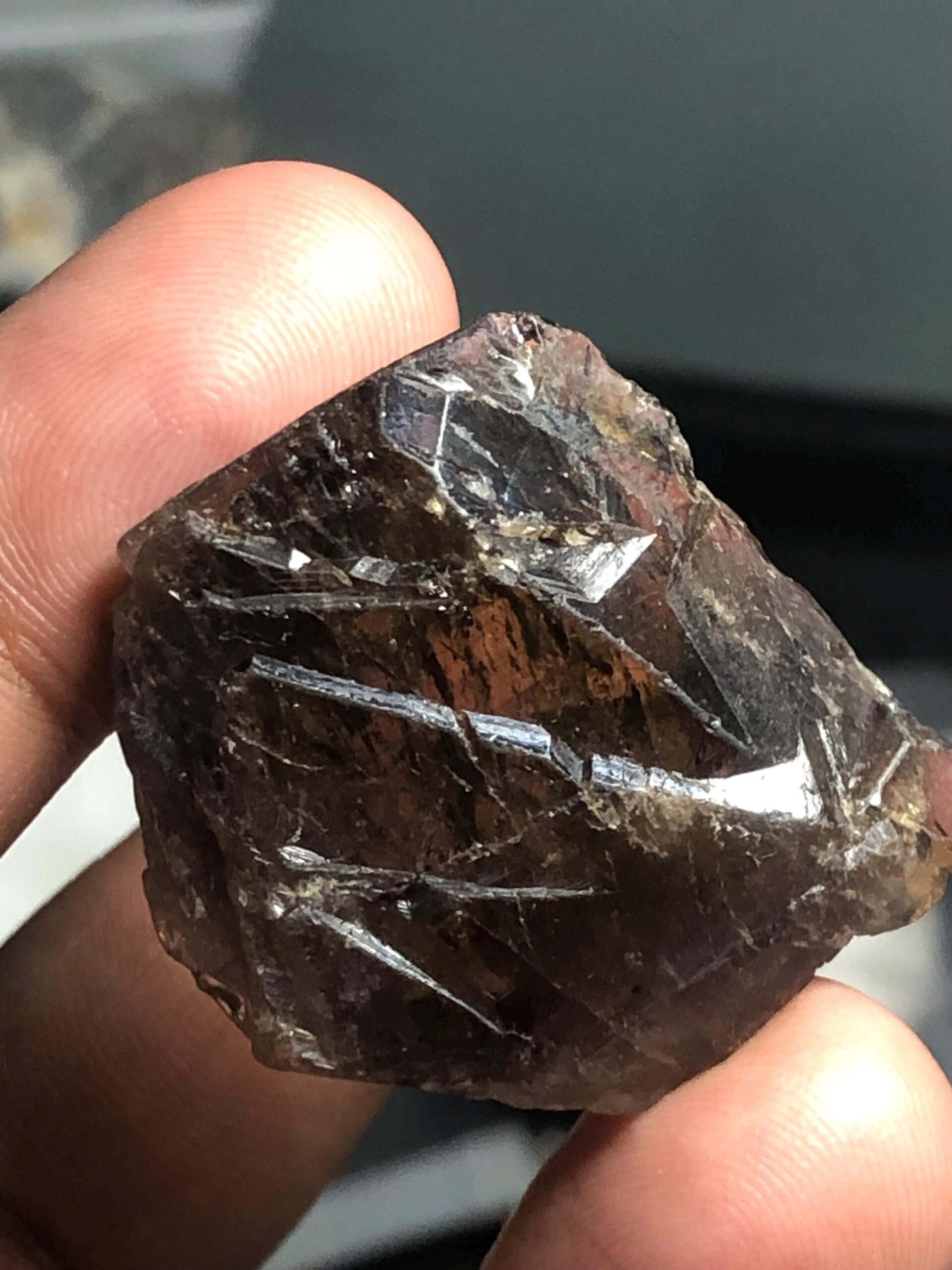 Natural kornerupine Rough Crystal | Large Brown Collector Specimen (79.485 Carats) - Image 2