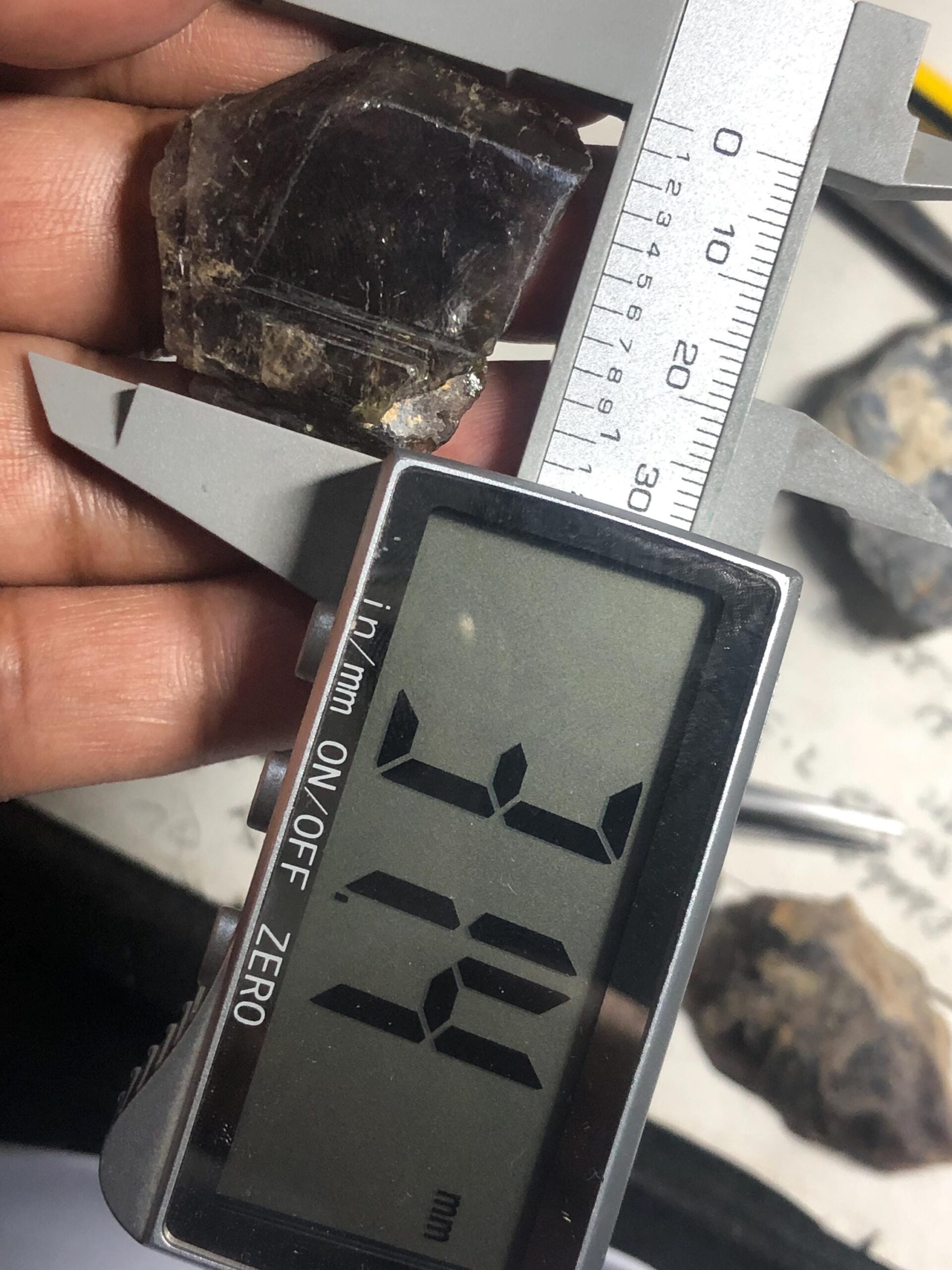 Natural kornerupine Rough Crystal | Large Brown Collector Specimen (79.485 Carats) - Image 10