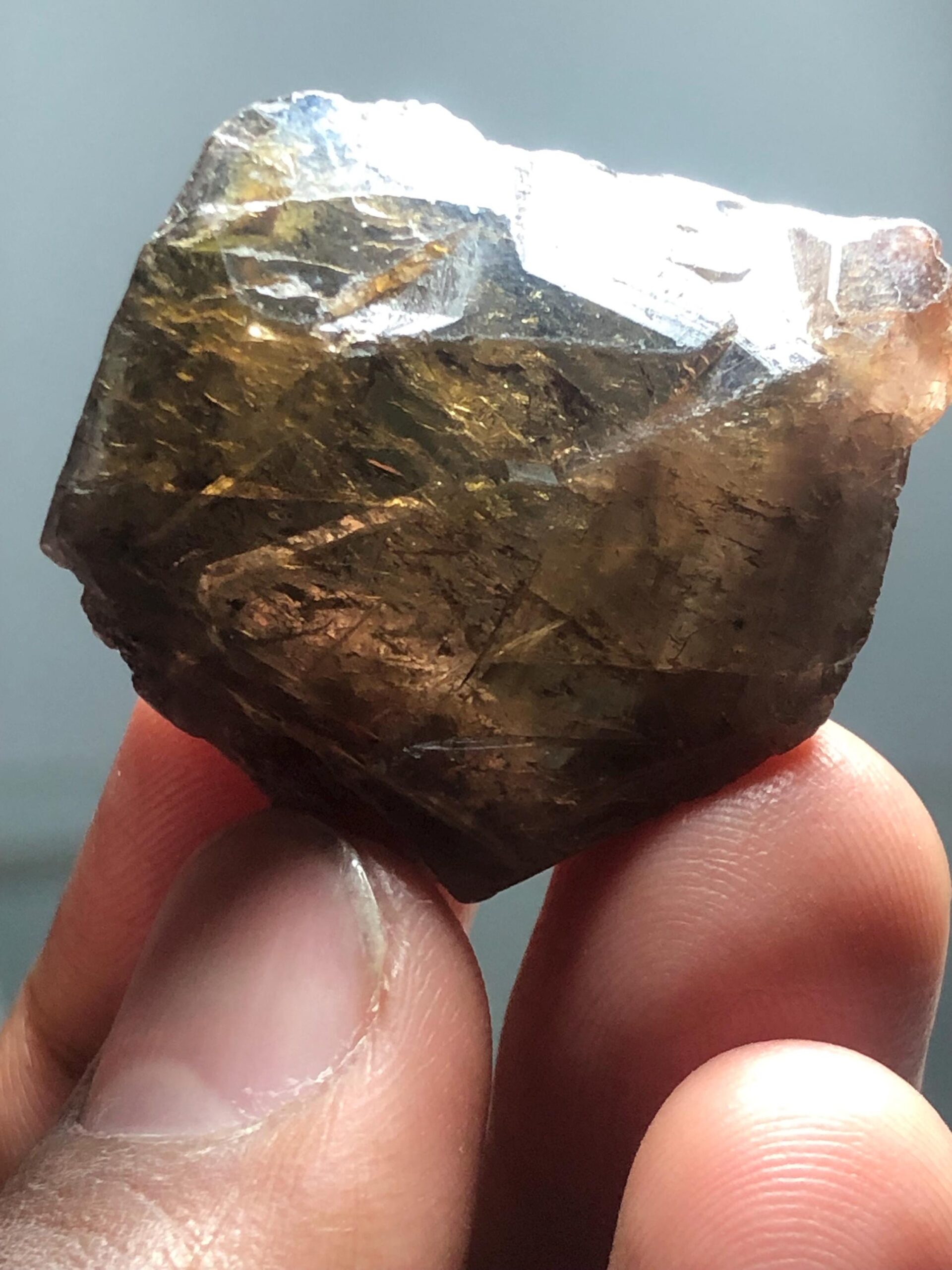 Natural kornerupine Rough Crystal | Large Brown Collector Specimen (79.485 Carats) - Image 5