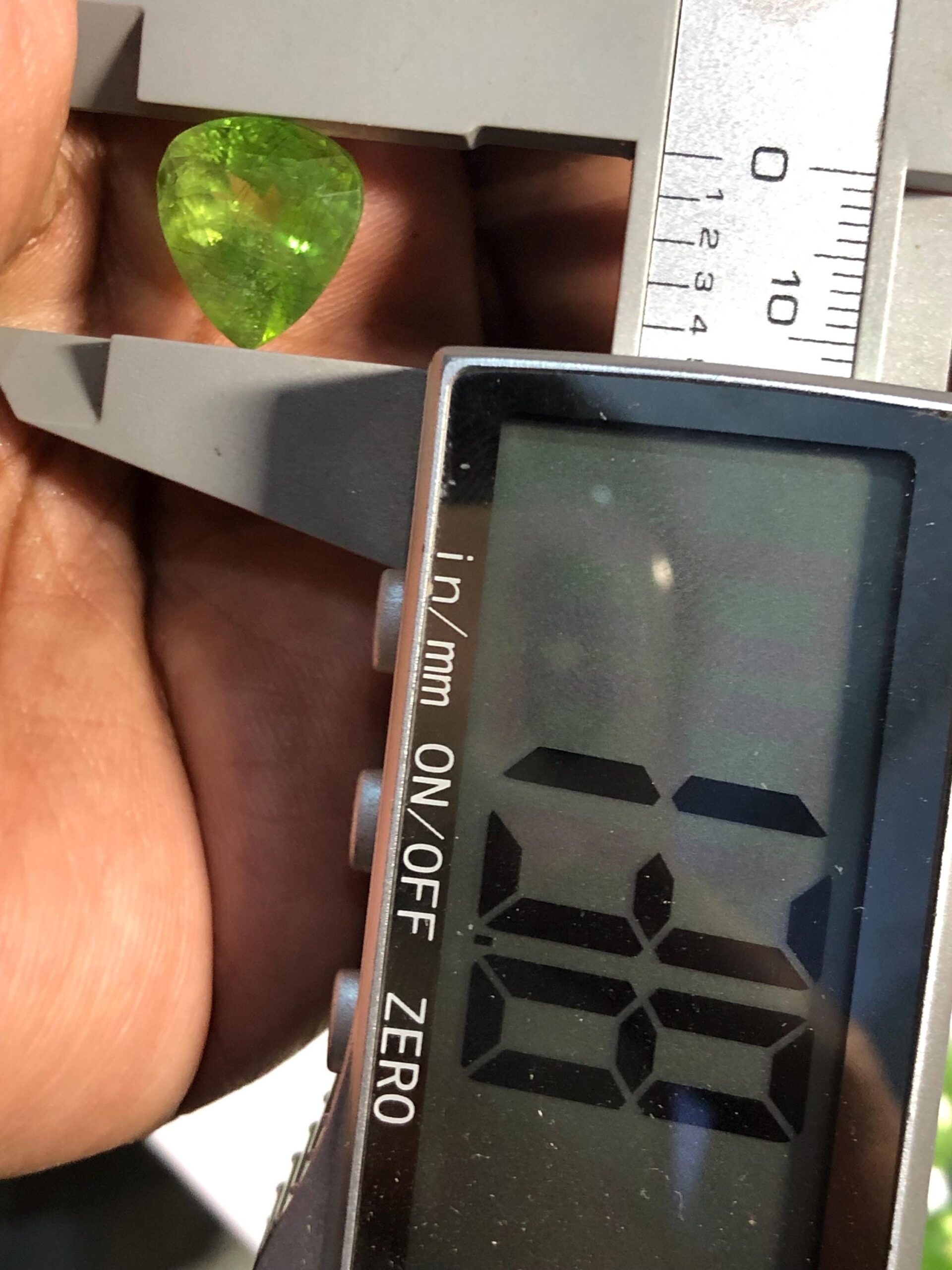 Natural Rutile Peridot Gemstone | 10.58 Carat Trillion Cut, Pakistan Mine - Image 10