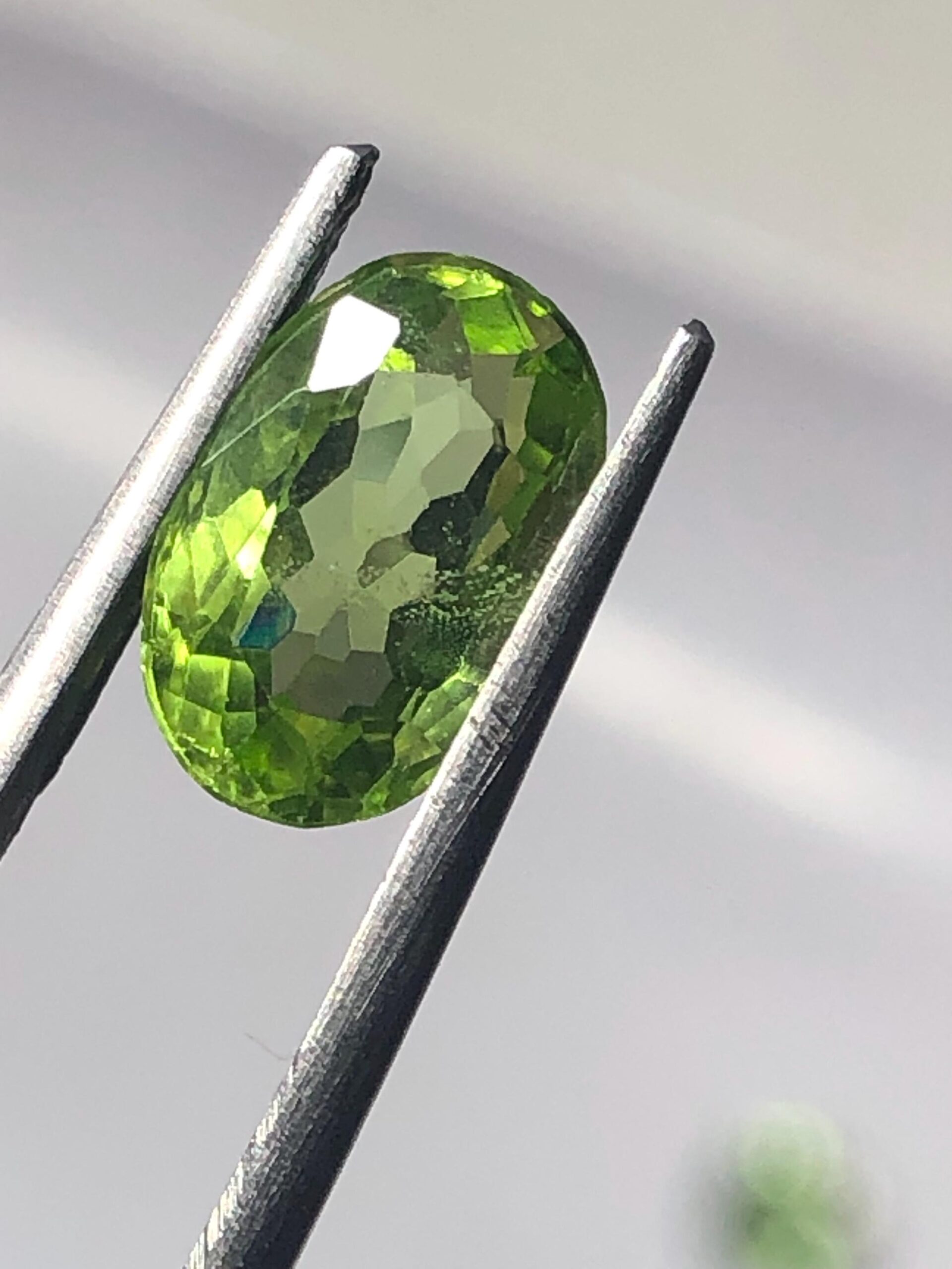 Natural Peridot Oval Gemstone – Green for Ring Pendant - Image 2