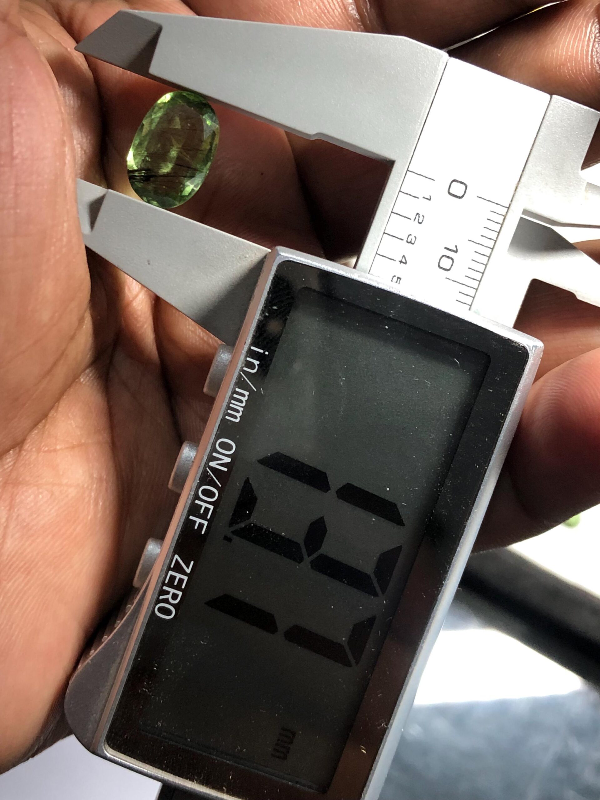 5.635 Ct Rutile Peridot | Oval Cut Green Peridot Gemstone | Supat Mine - Image 5