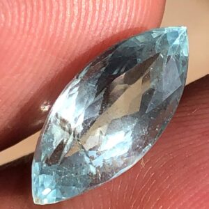 Natural Aquamarine 3.37 Ct | Marquise Cut Blue Aquamarine | Loose Gemstone | March Birthstone