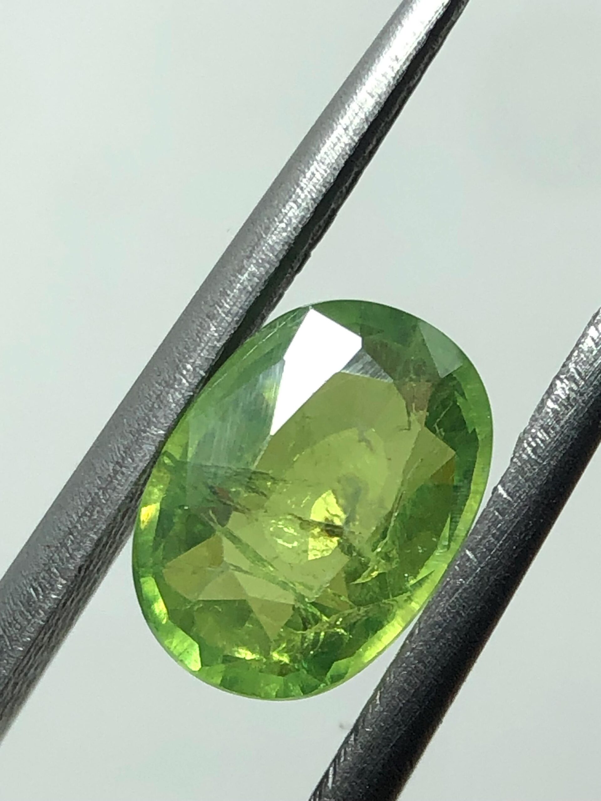 1.48 Carat Natural Demantoid Garnet – Rare Oval Cut Green Gemstone - Image 4