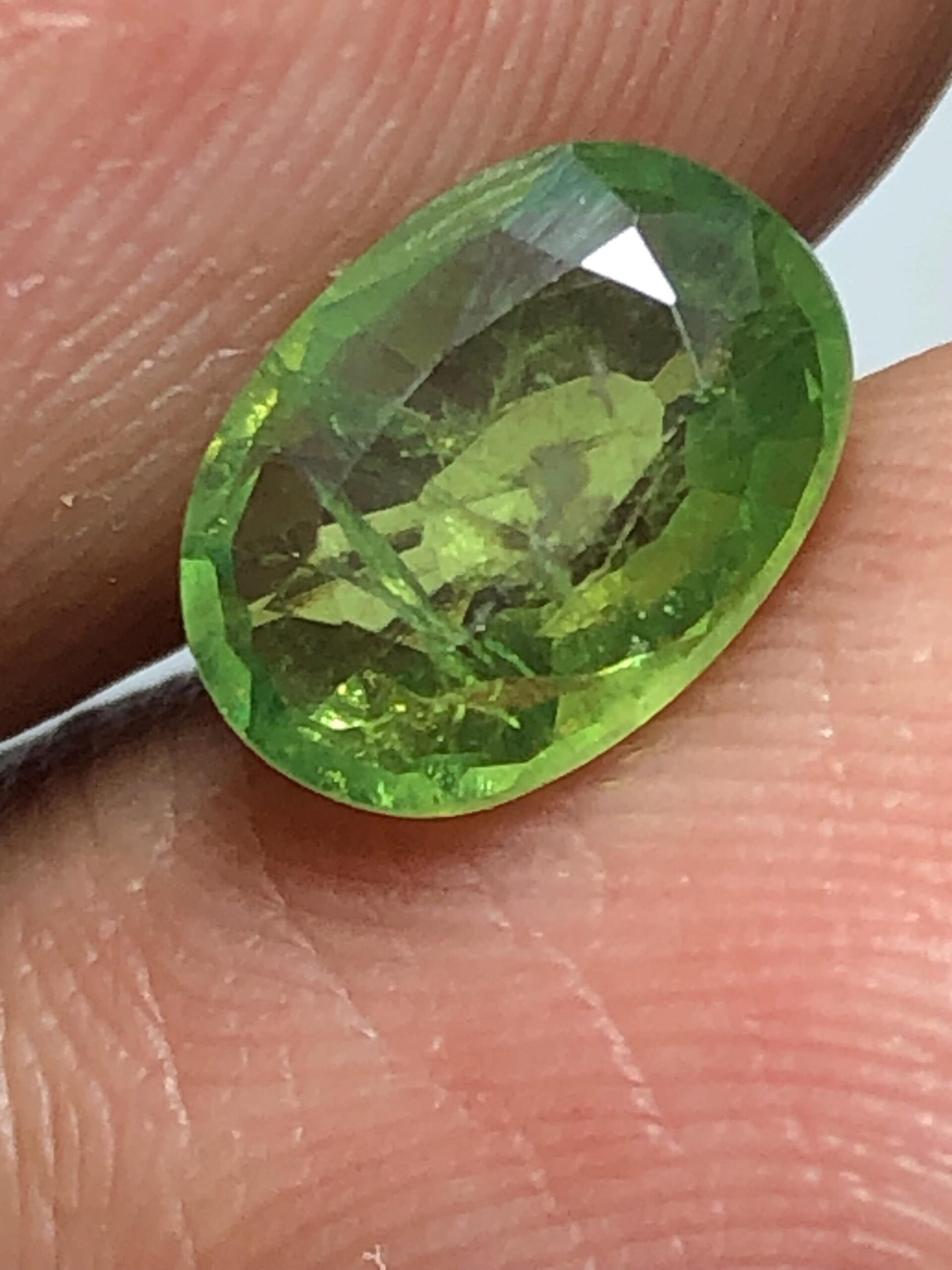 1.48 Carat Natural Demantoid Garnet – Rare Oval Cut Green Gemstone - Image 5