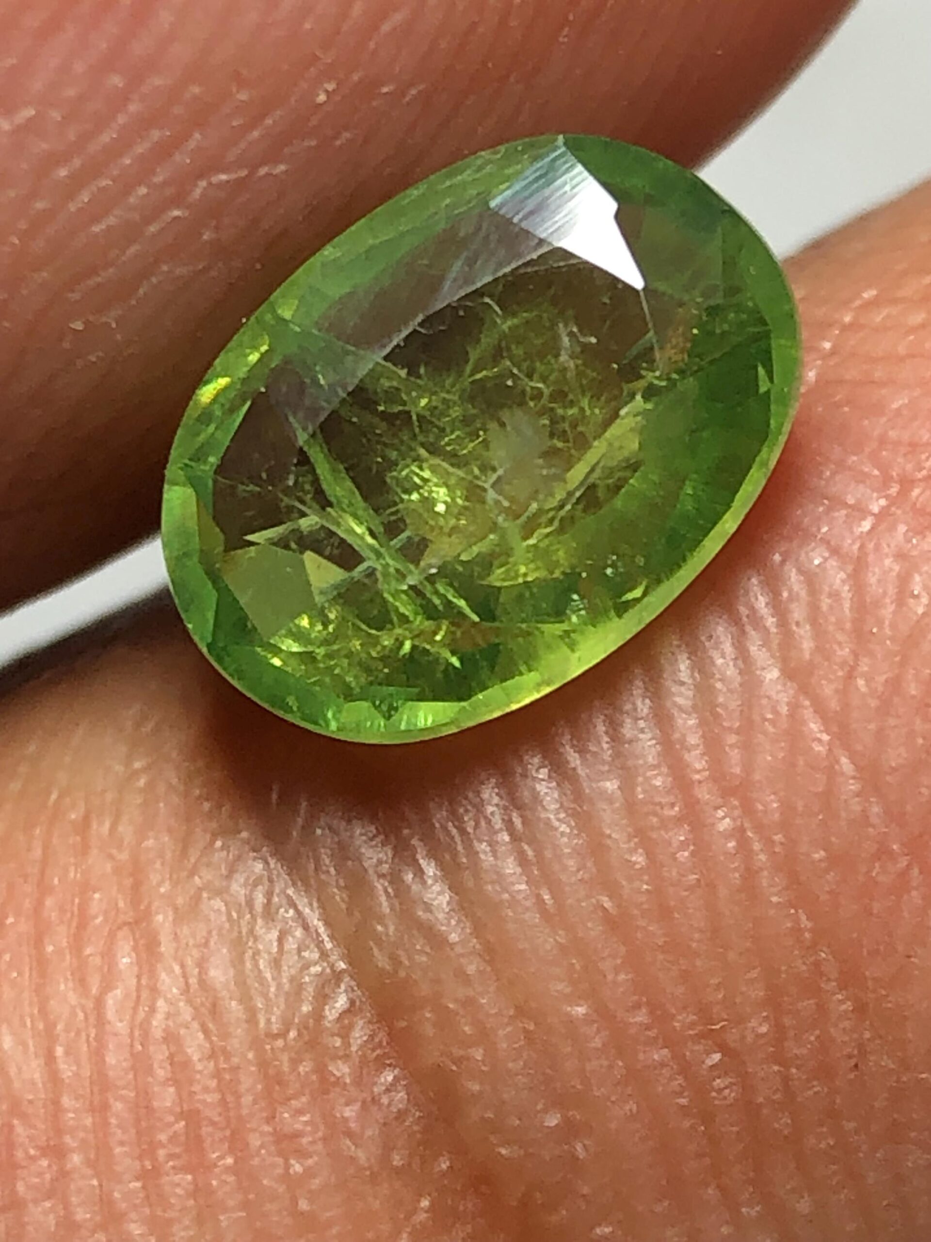 1.48 Carat Natural Demantoid Garnet – Rare Oval Cut Green Gemstone - Image 8