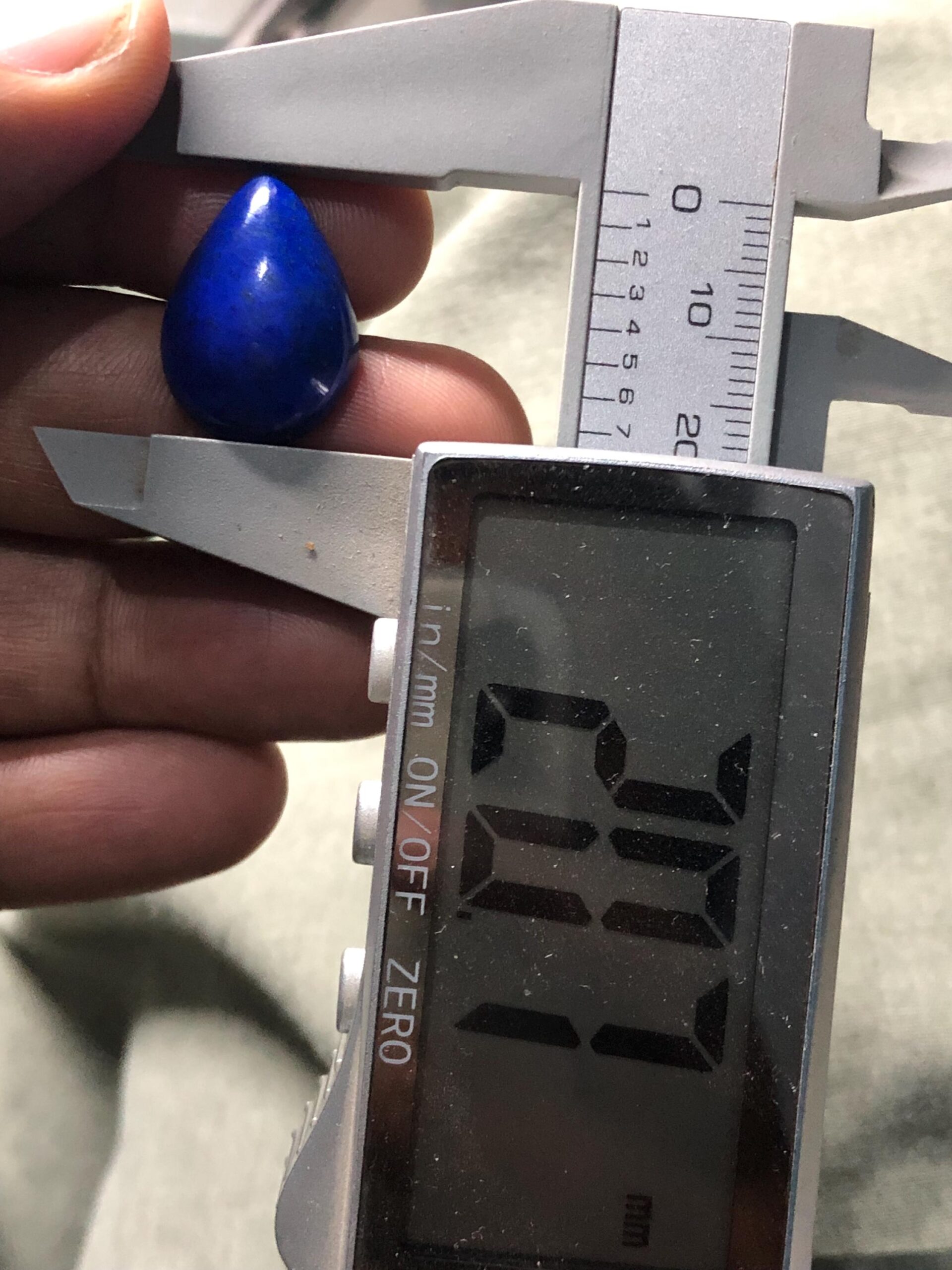 Natural Lapis Lazuli Pear Cabochons – Deep Royal Blue Gemstones for Earrings Jewelry - 27.30 crt - Image 7