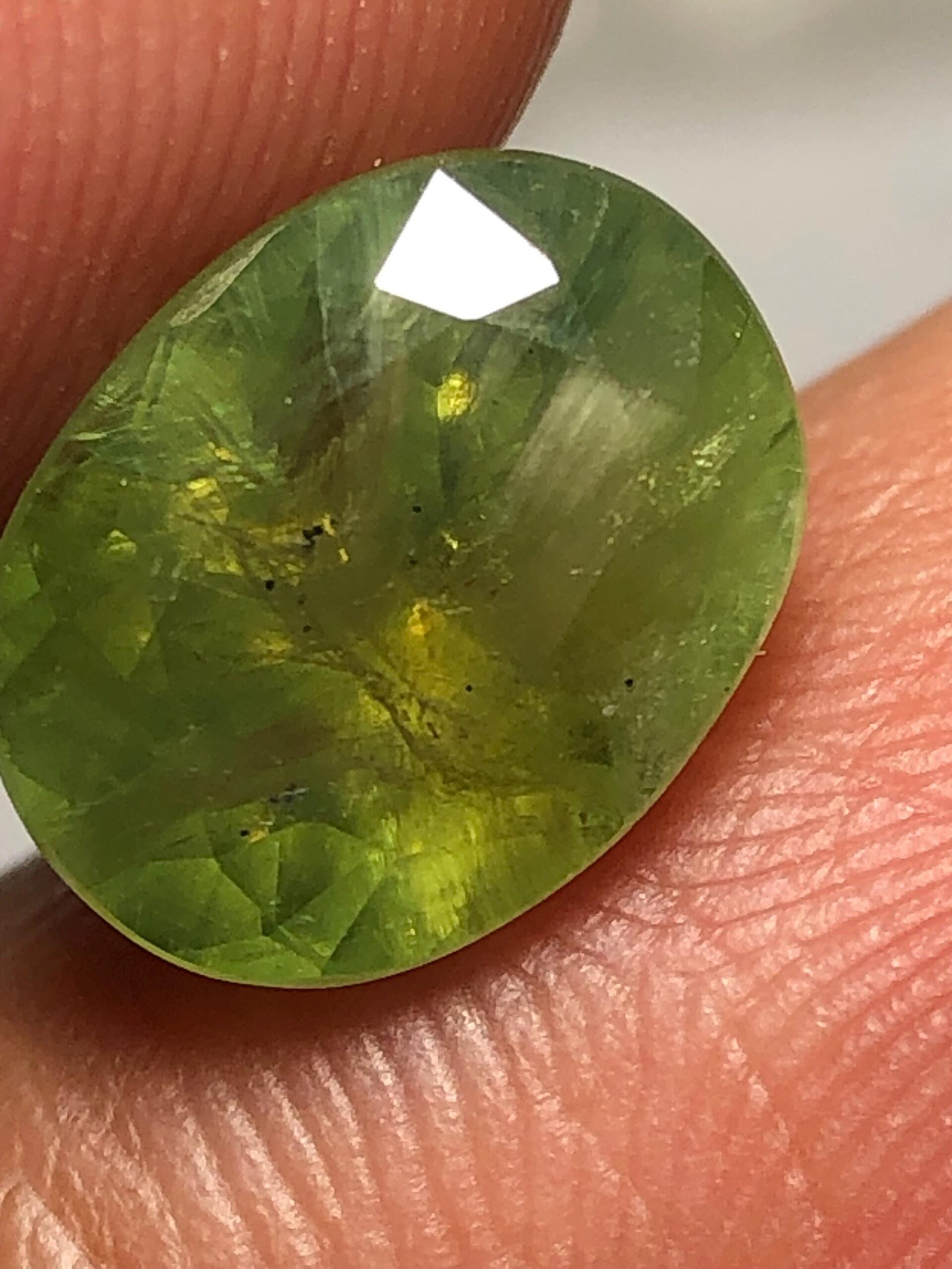3.24 Carat Natural Demantoid Garnet – Rare Oval Cut Green Gemstone - Image 7