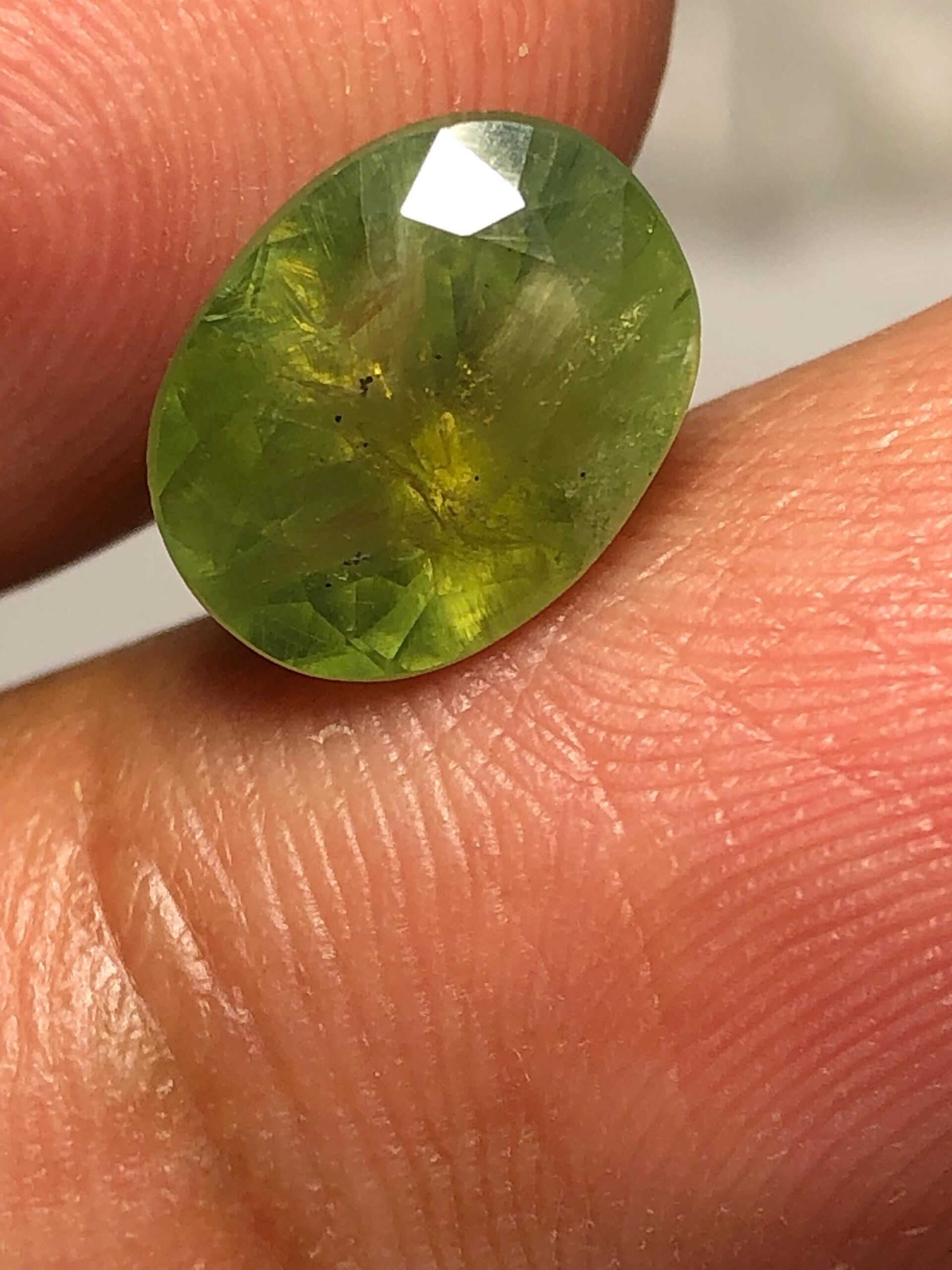 3.24 Carat Natural Demantoid Garnet – Rare Oval Cut Green Gemstone - Image 9