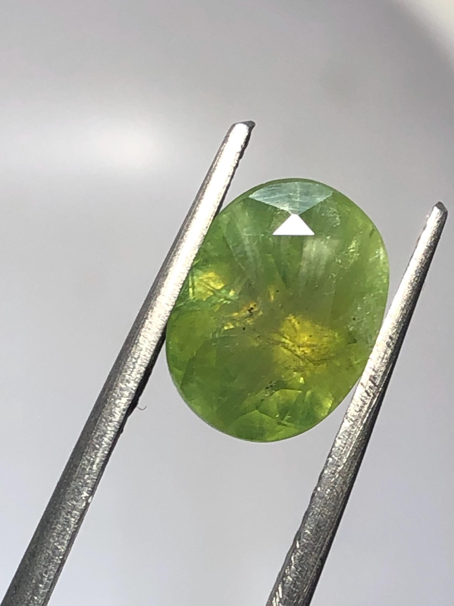 3.24 Carat Natural Demantoid Garnet – Rare Oval Cut Green Gemstone - Image 5