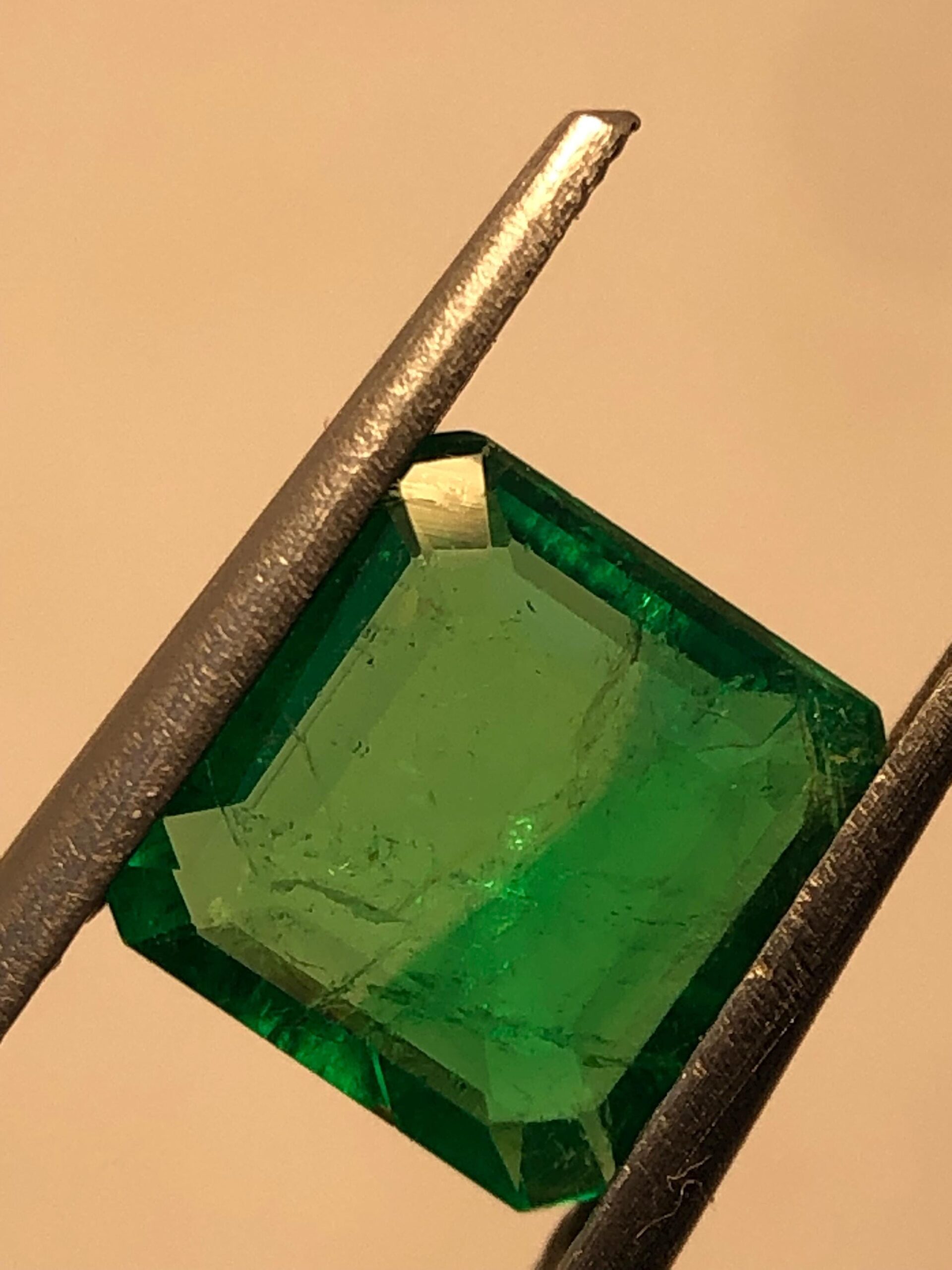 1.50 Carat Panjshir Emerald – Vivid Green Natural Faceted Square Cut Loose Gemstone | Afghan Emerald - Image 8