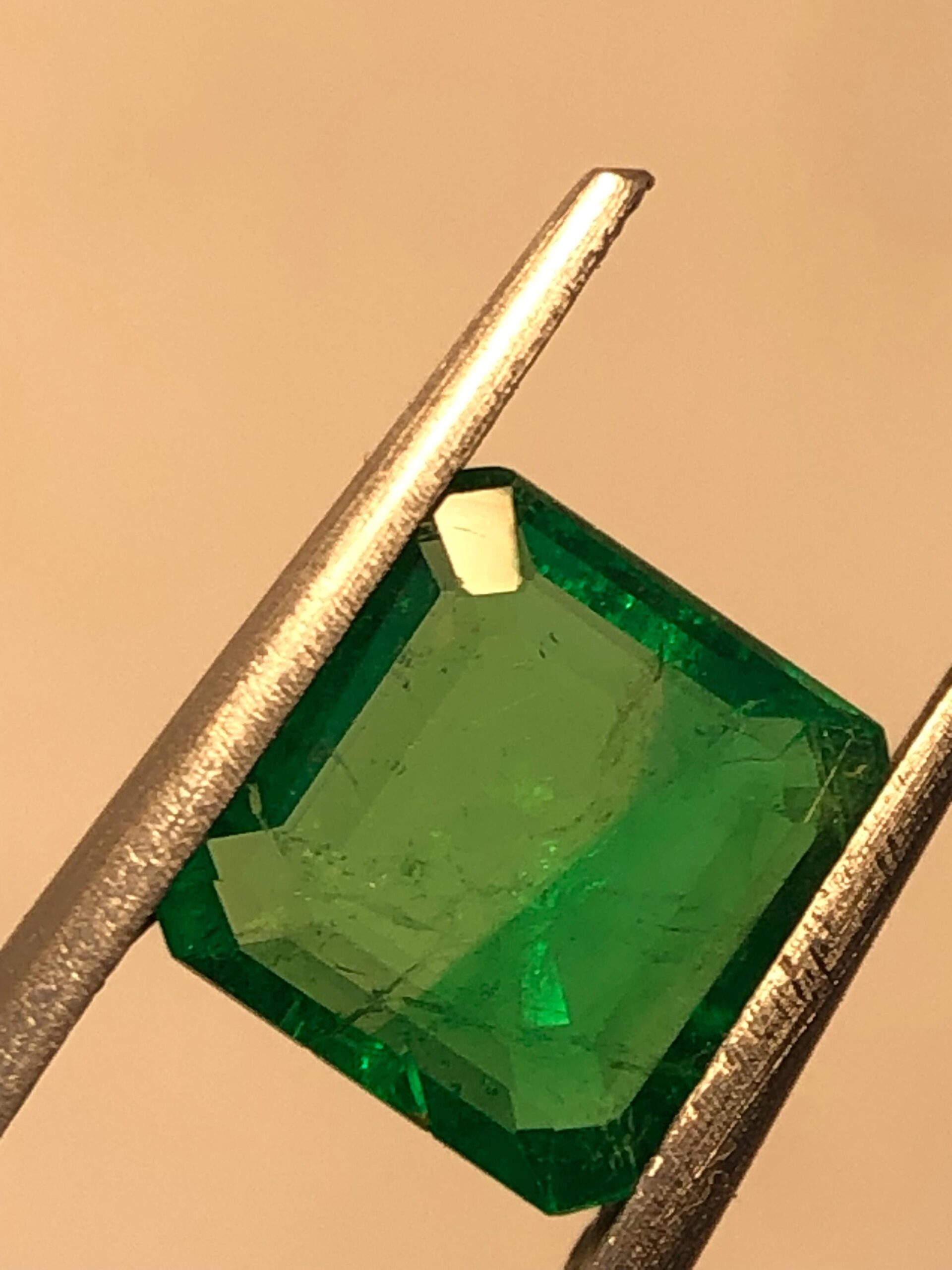 1.50 Carat Panjshir Emerald – Vivid Green Natural Faceted Square Cut Loose Gemstone | Afghan Emerald - Image 6