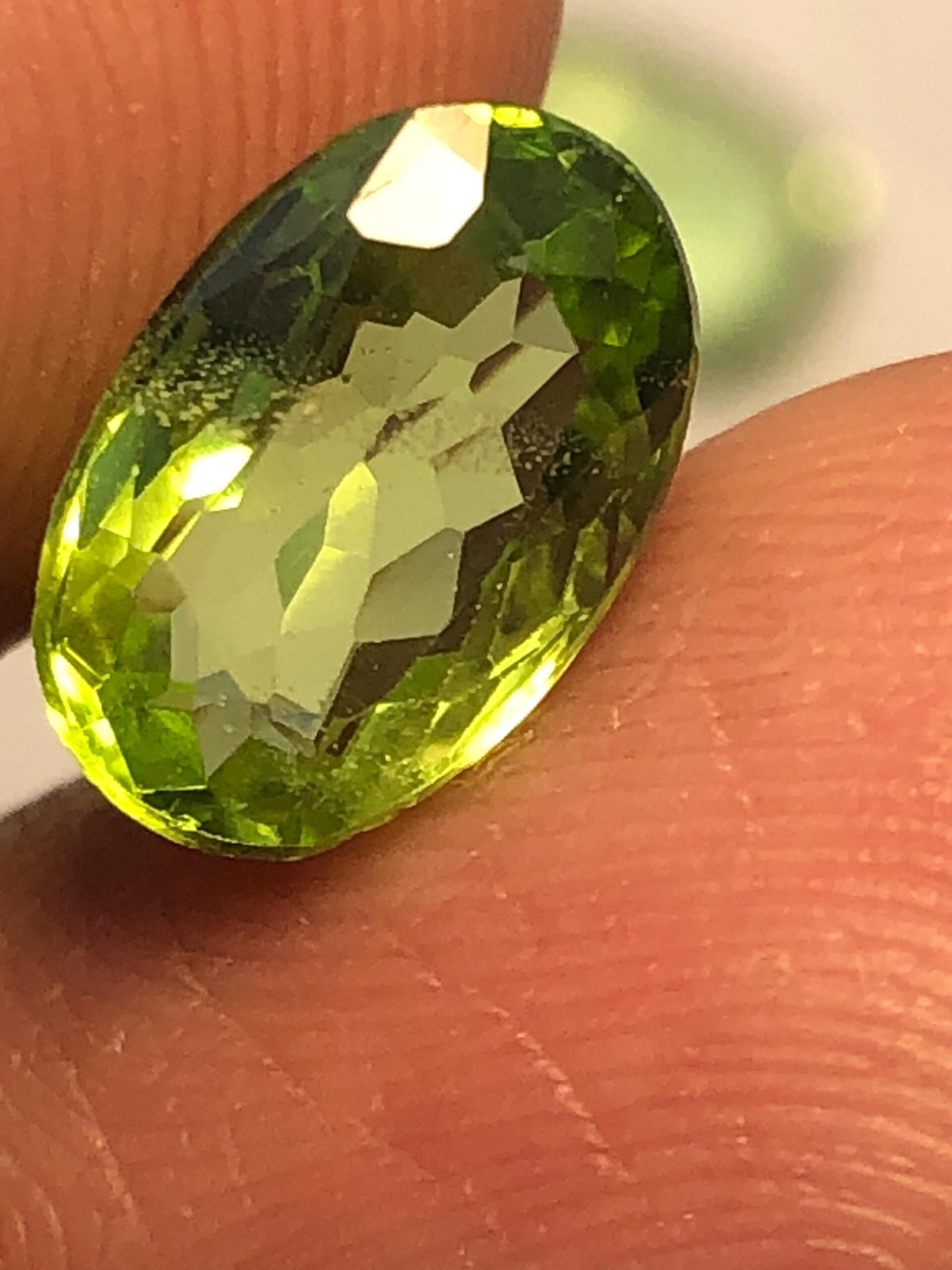 Natural Peridot Oval Gemstone – Green for Ring Pendant - Image 5